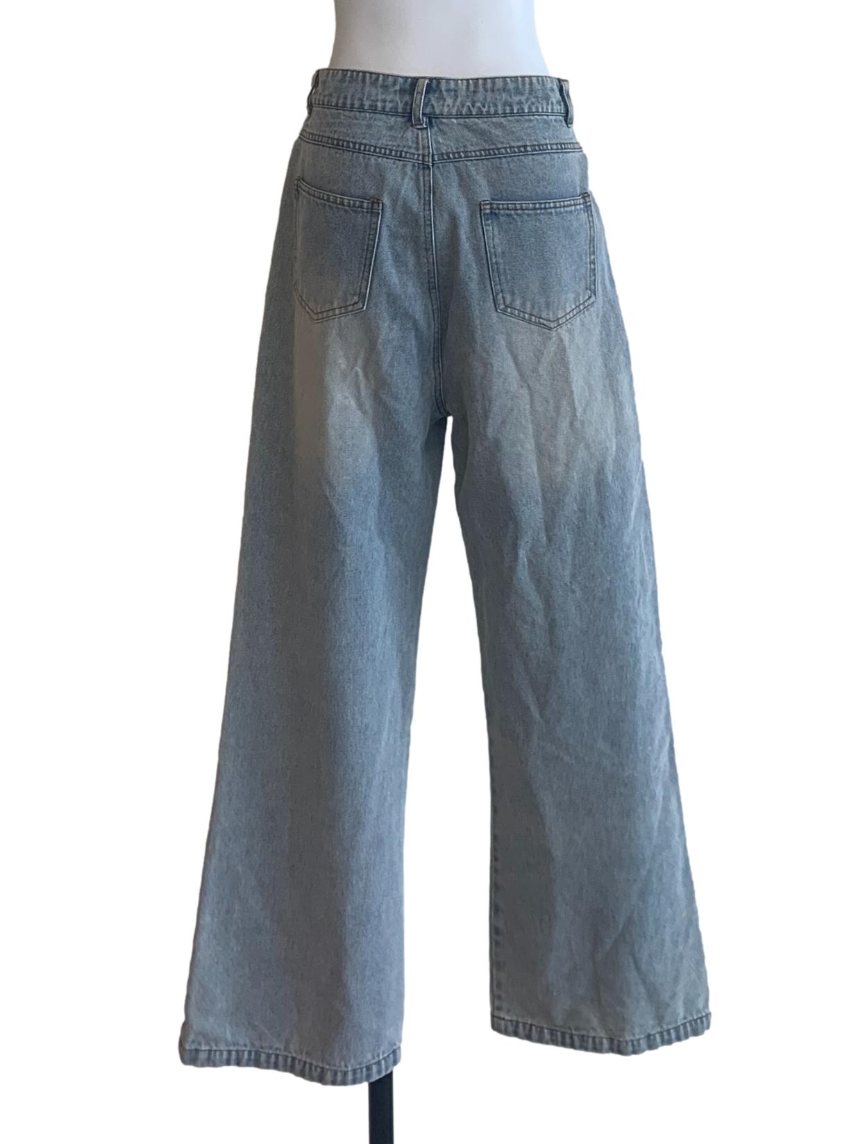 Denim Blue Straight Cut Jean