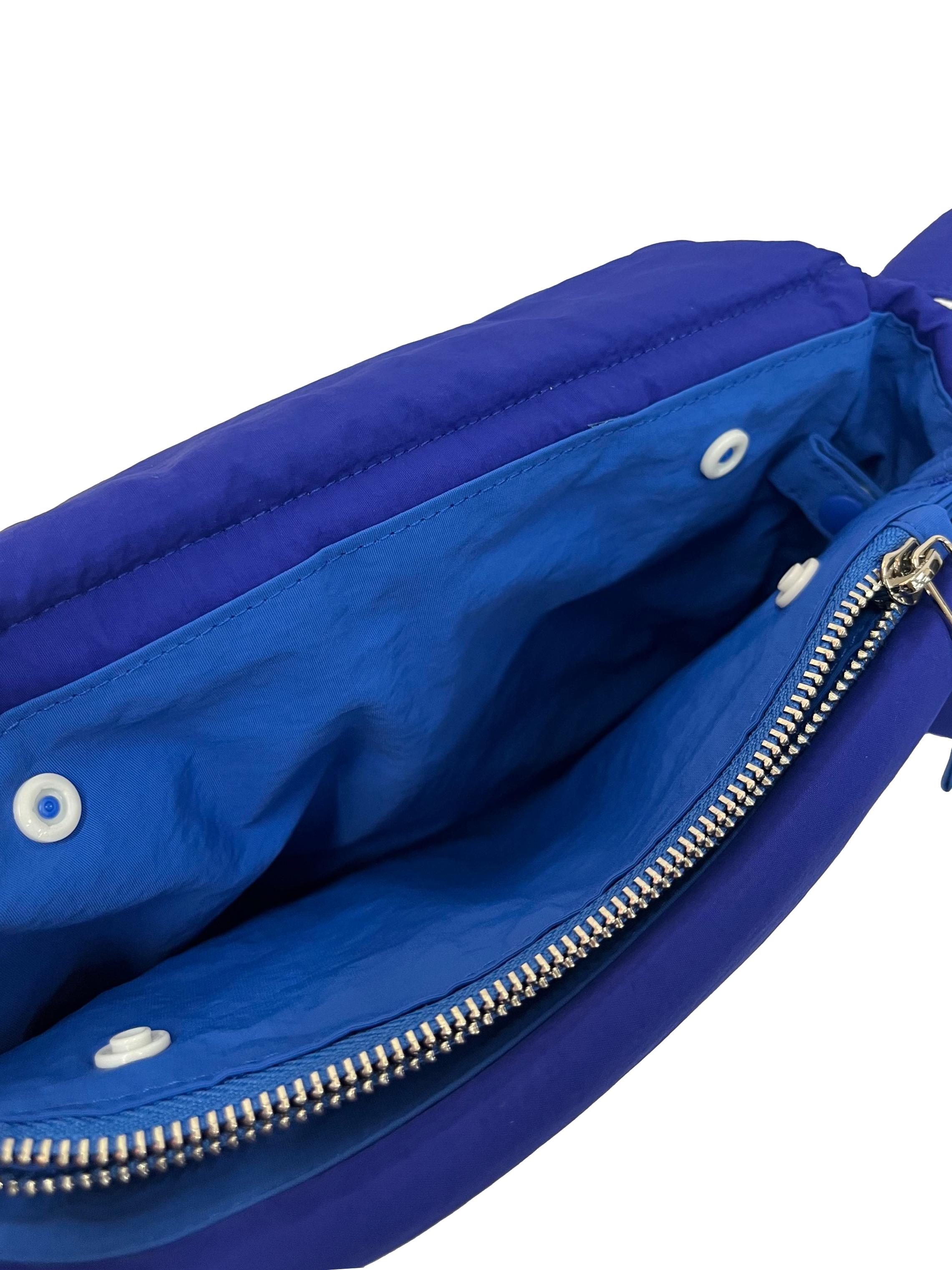 Blue Small Puffer Shoulder Bag