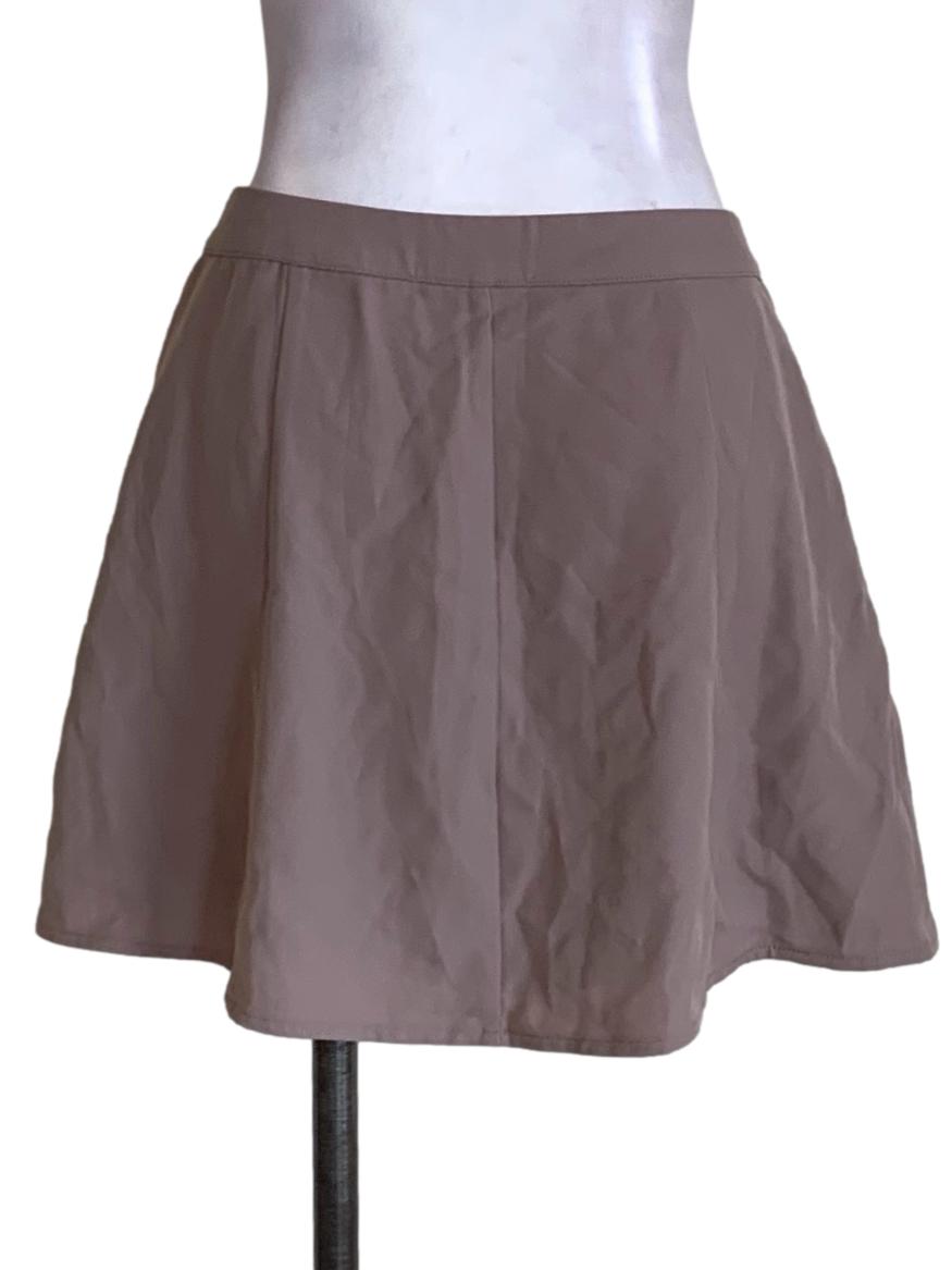 Wood Plain Skort