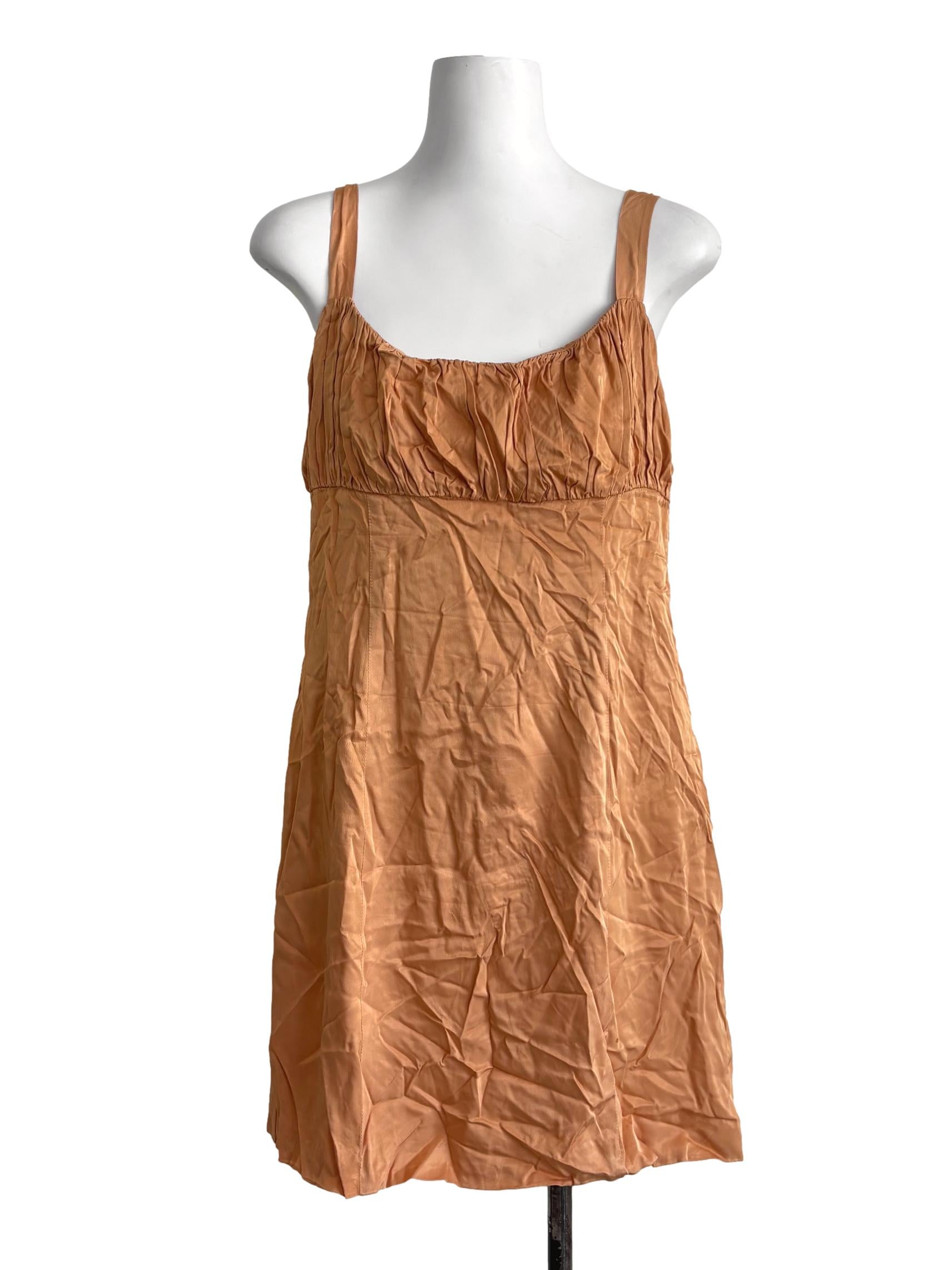 Tangelo Orange Baby Doll Dress