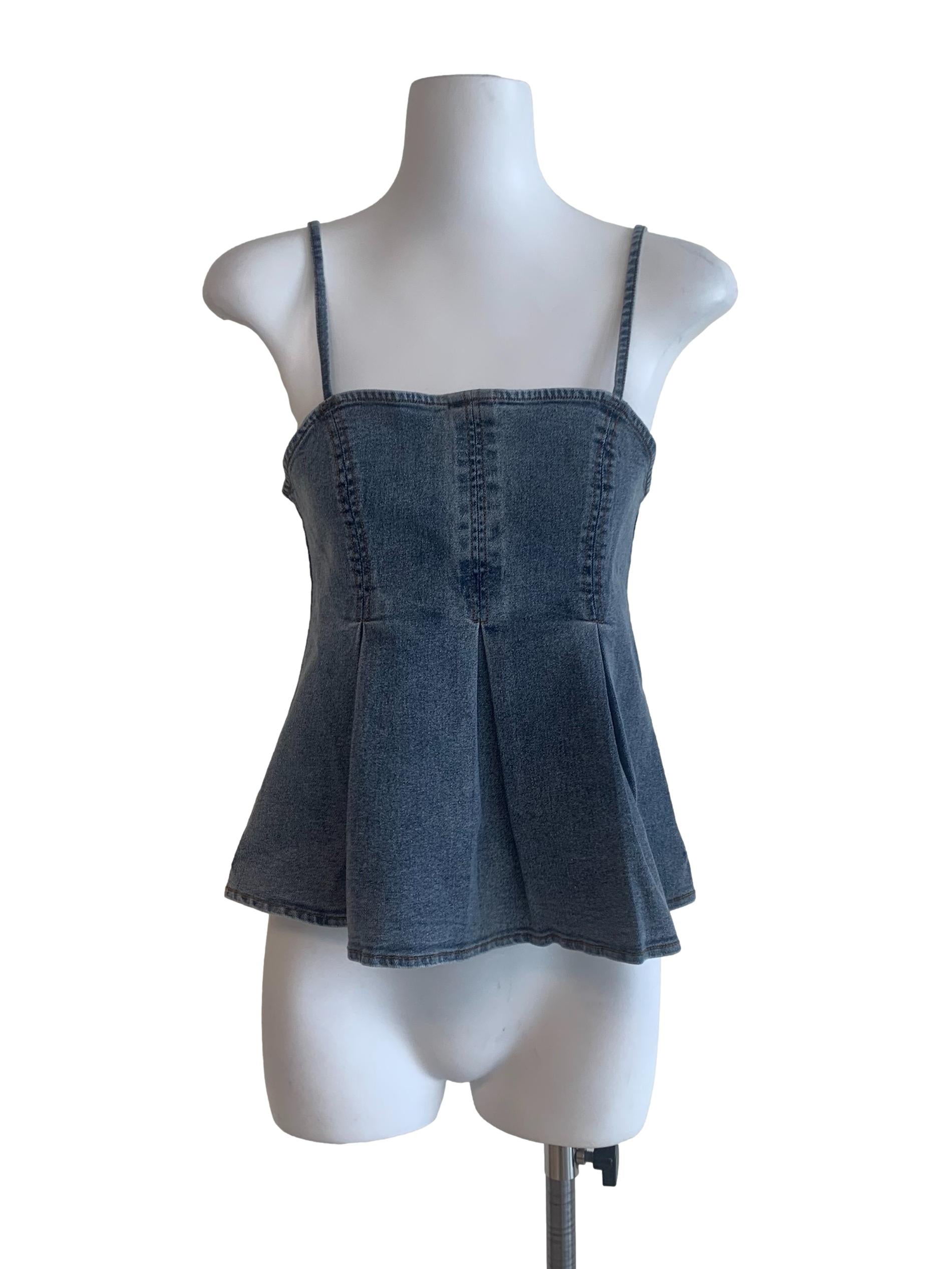 Denim Blue Top