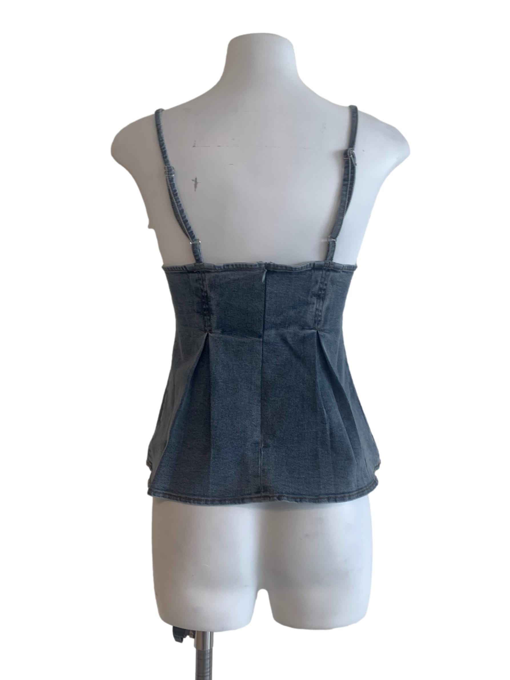 Denim Blue Top
