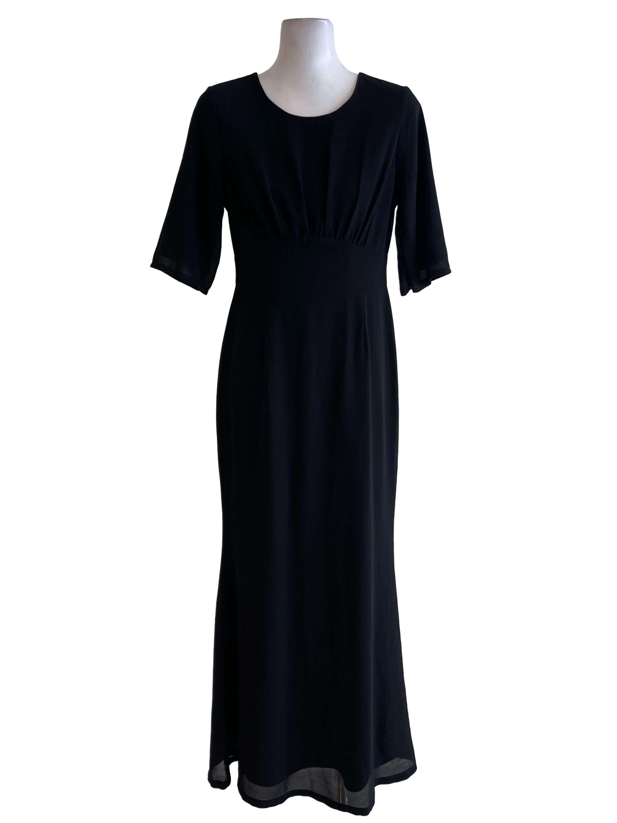 Black Sheer Bodycon Dress