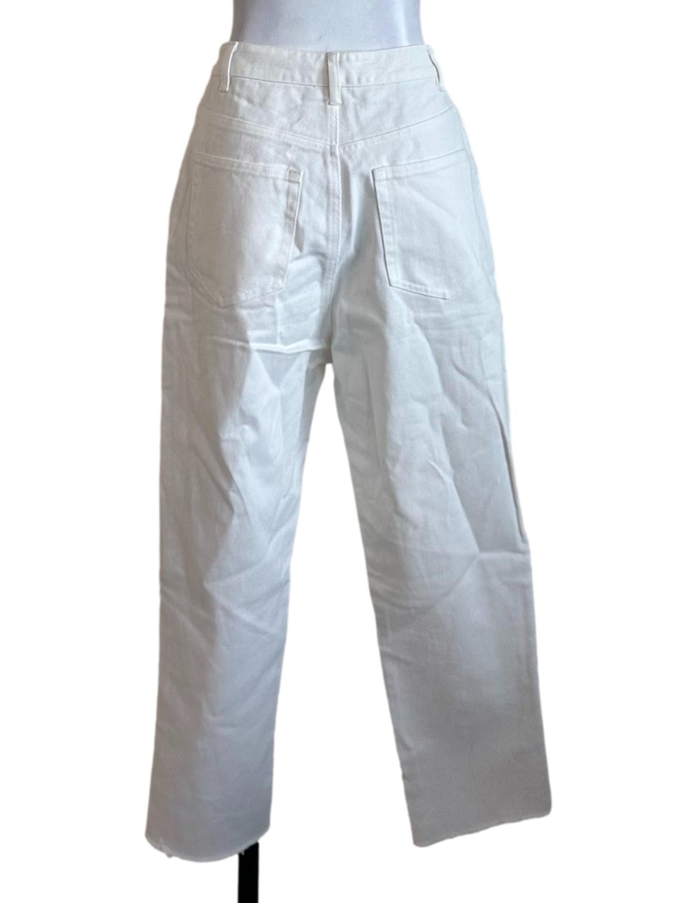 Off White Denim Long Jeans