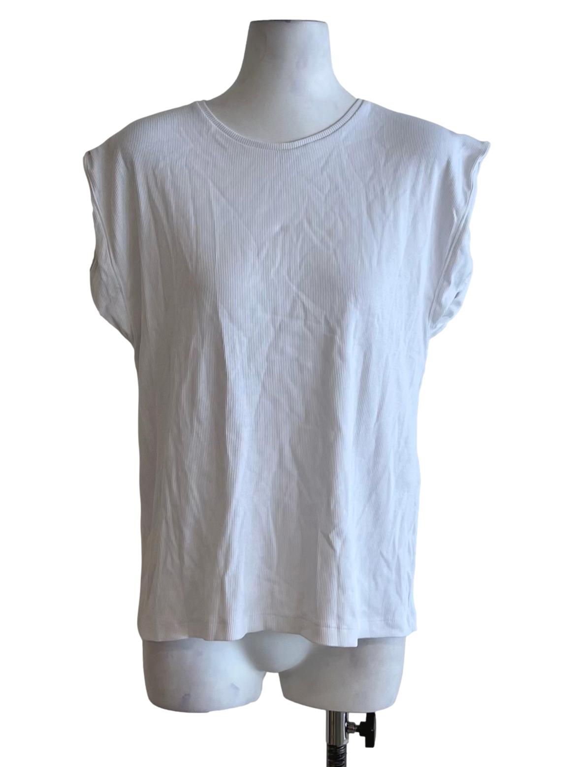 White Jewel Neckline Blouse