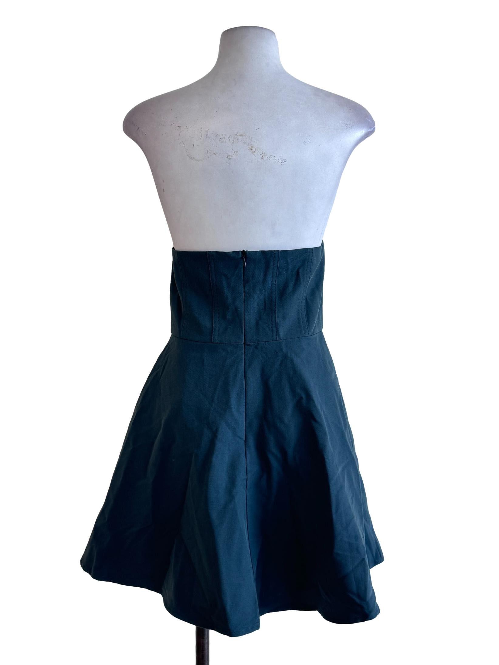 Green Strapless Rompers