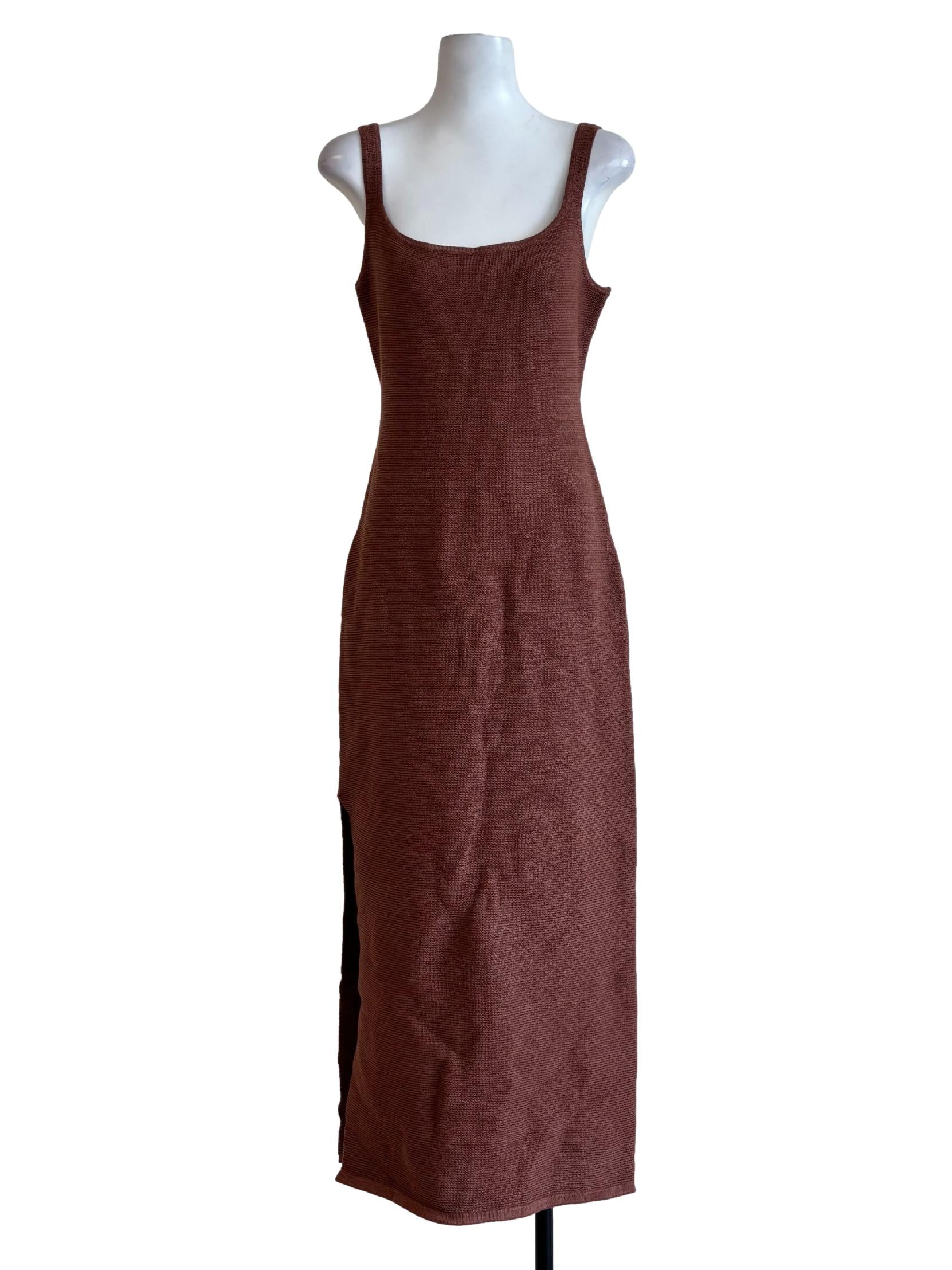Auburn Scoop Bodycon Dress