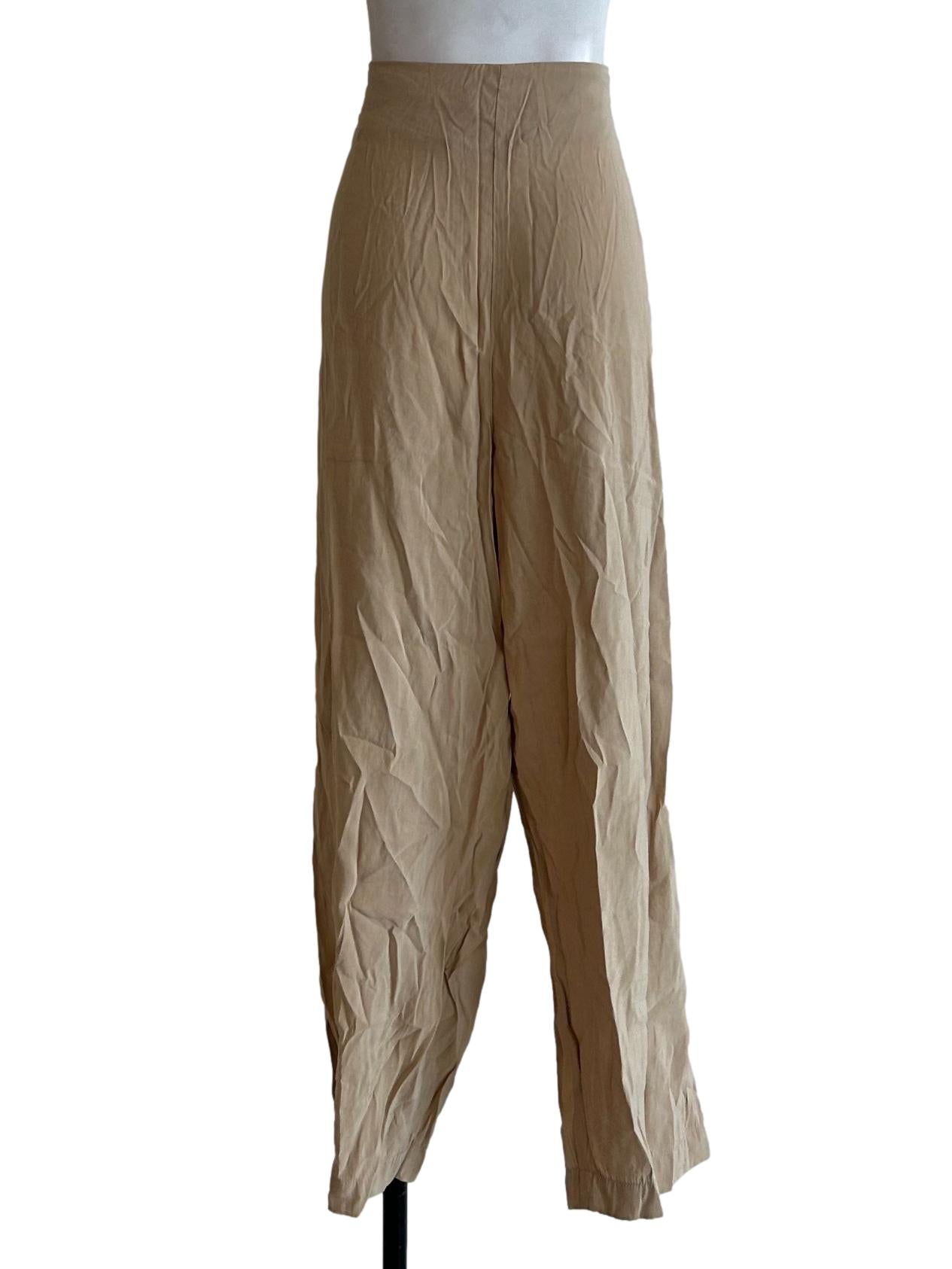 Khaki Brown Pegged Pants