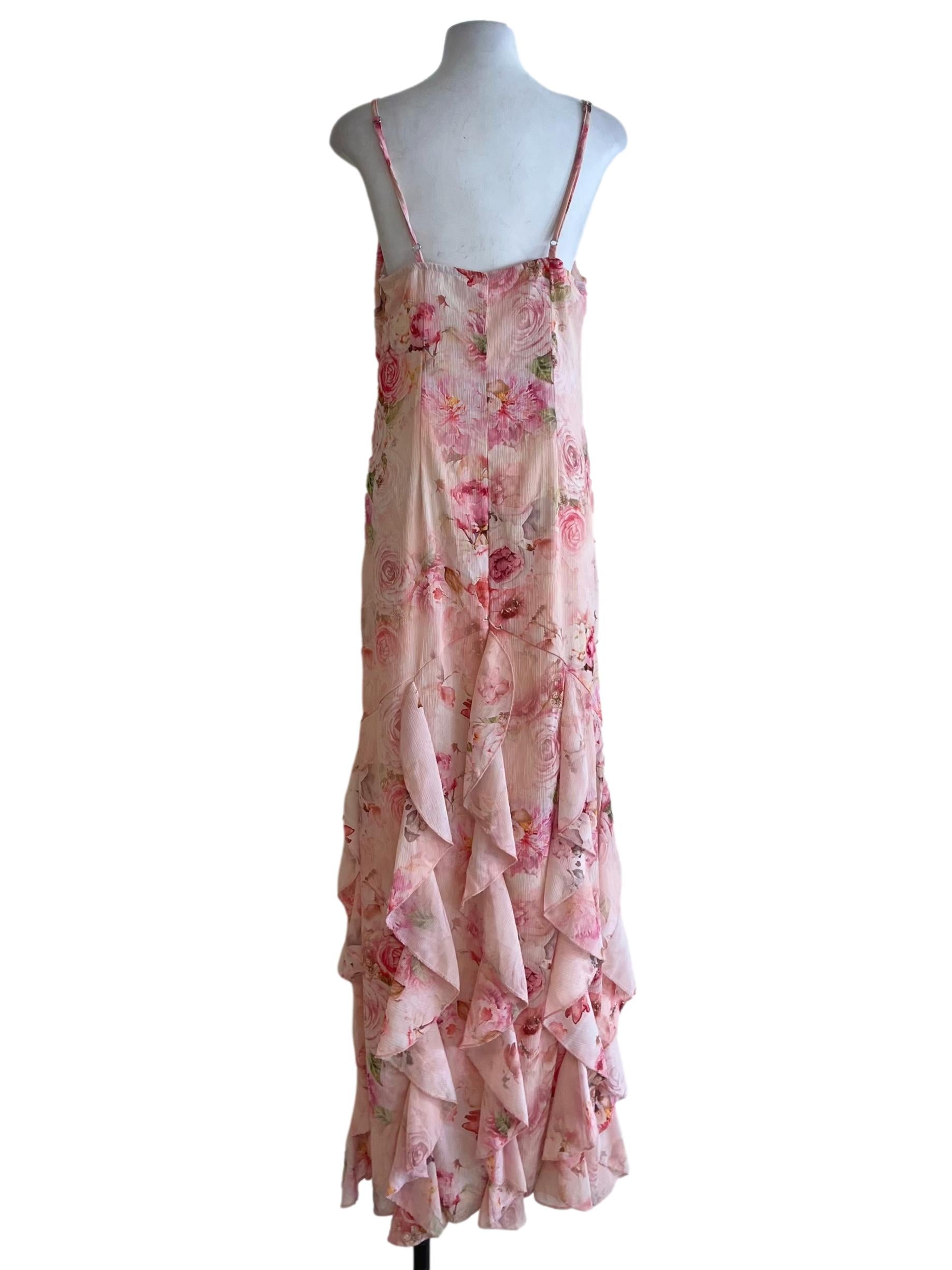 Rose Pink Floral Babydoll Dress