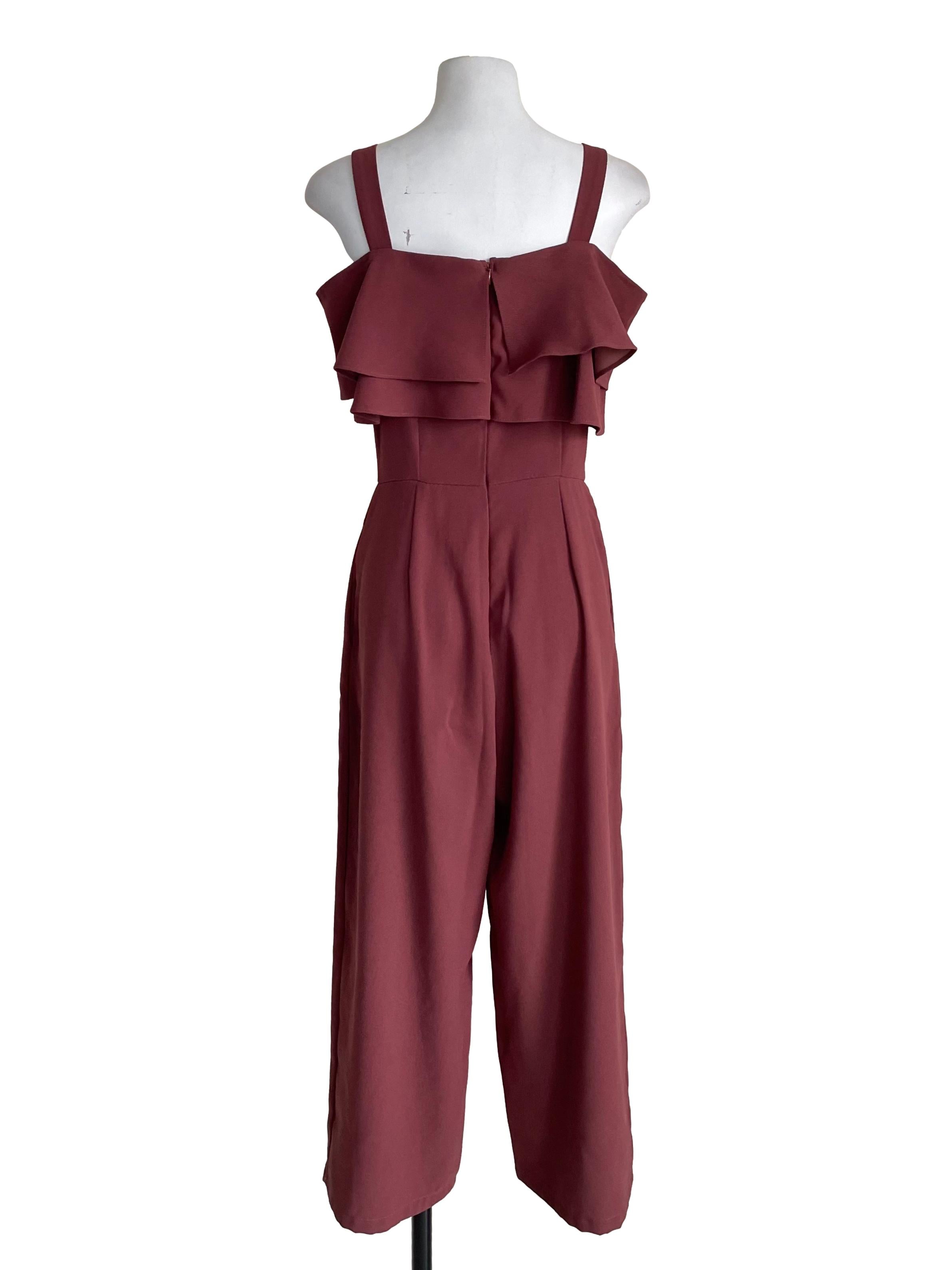 Rosewood Layers Off Shoulder Jumpsuit