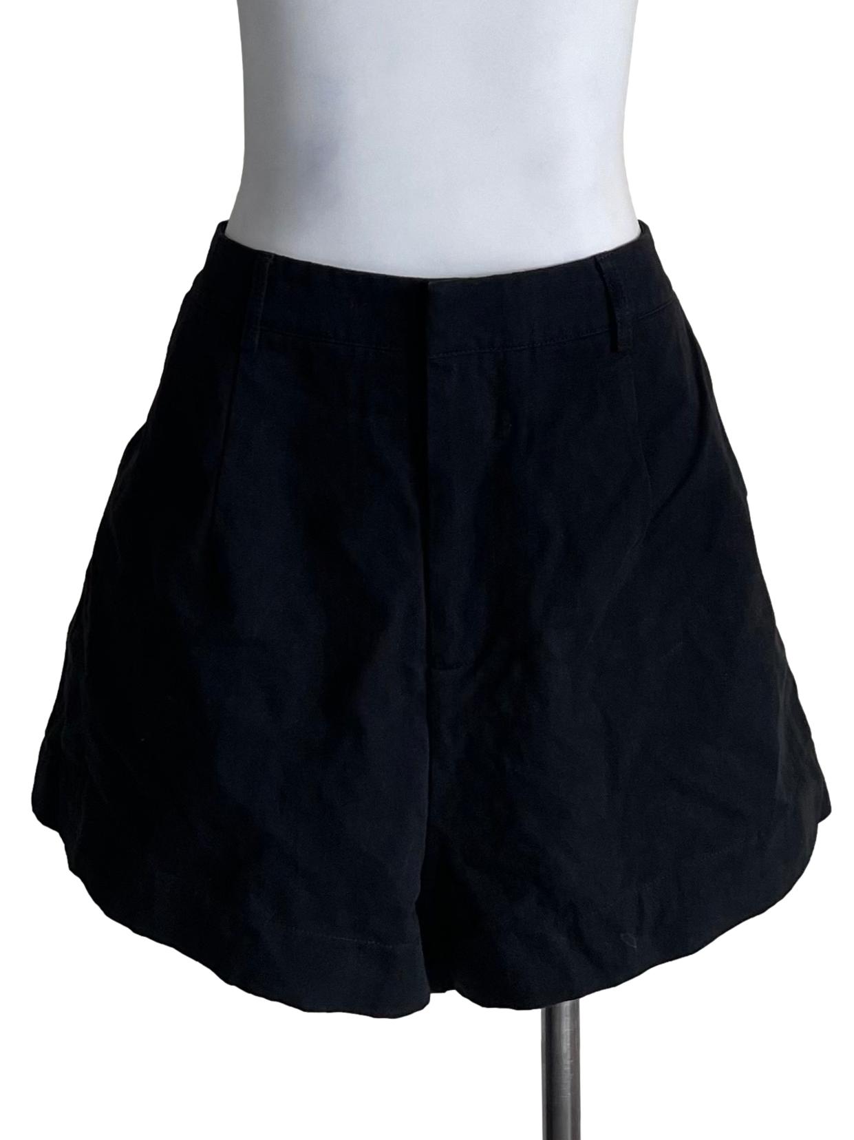 Black Basic Shorts