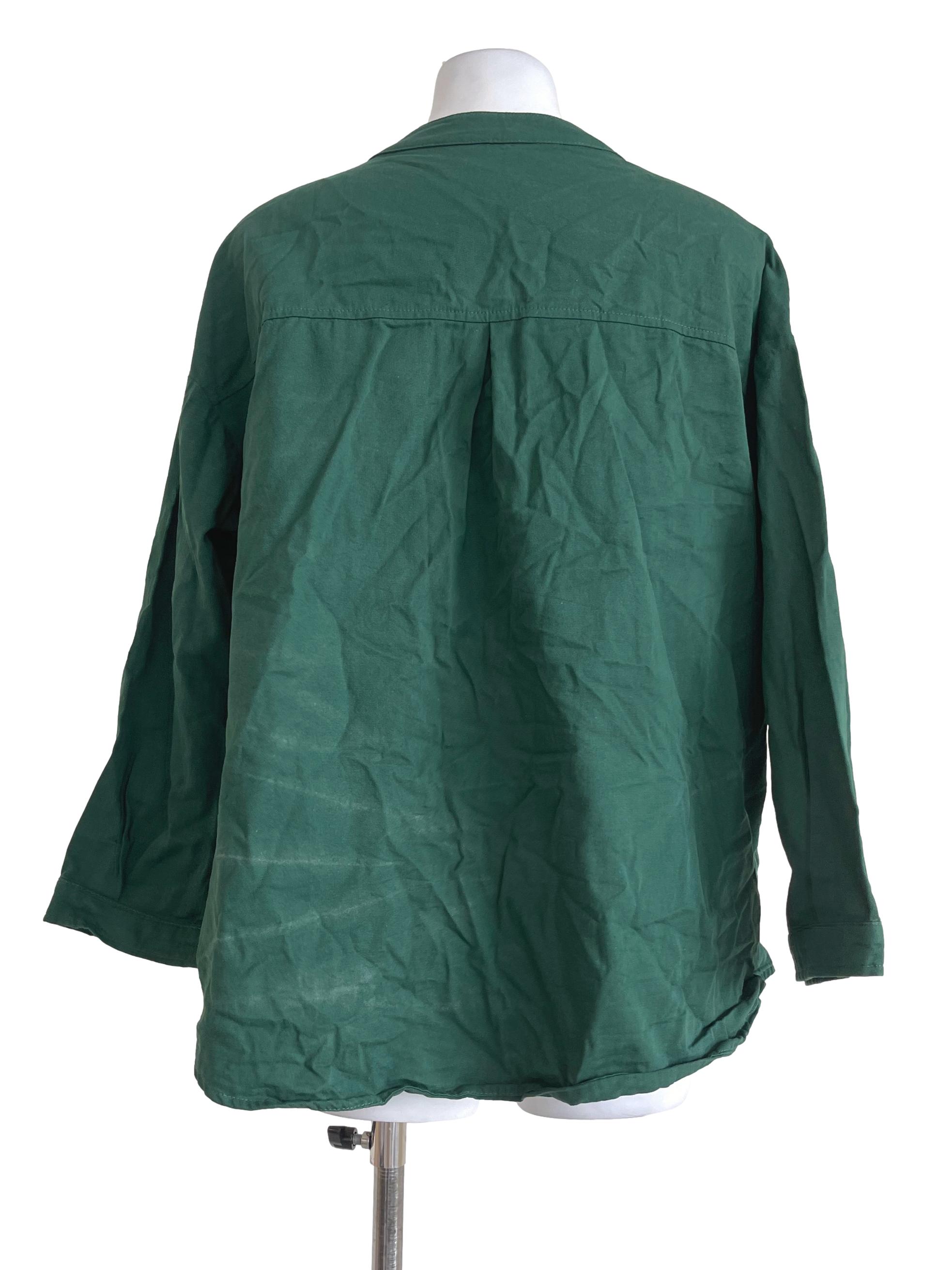 Emerald Green Plain Shirt
