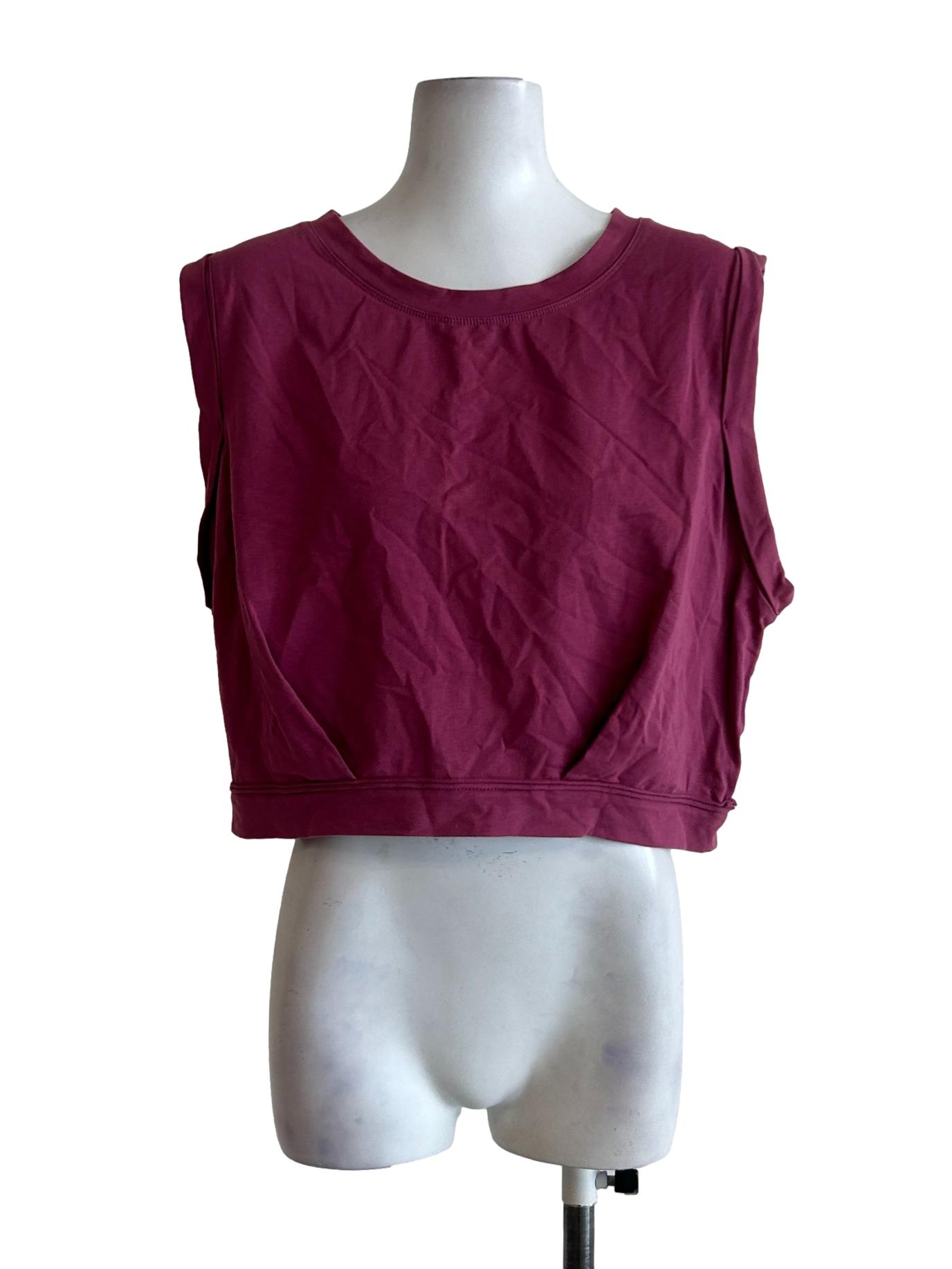 Magenta Sleeveless Top