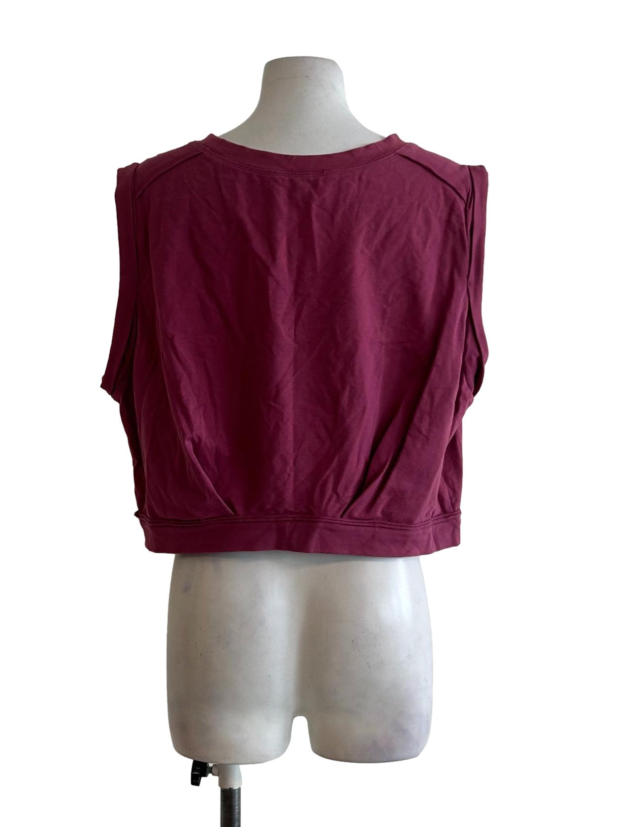 Magenta Sleeveless Top