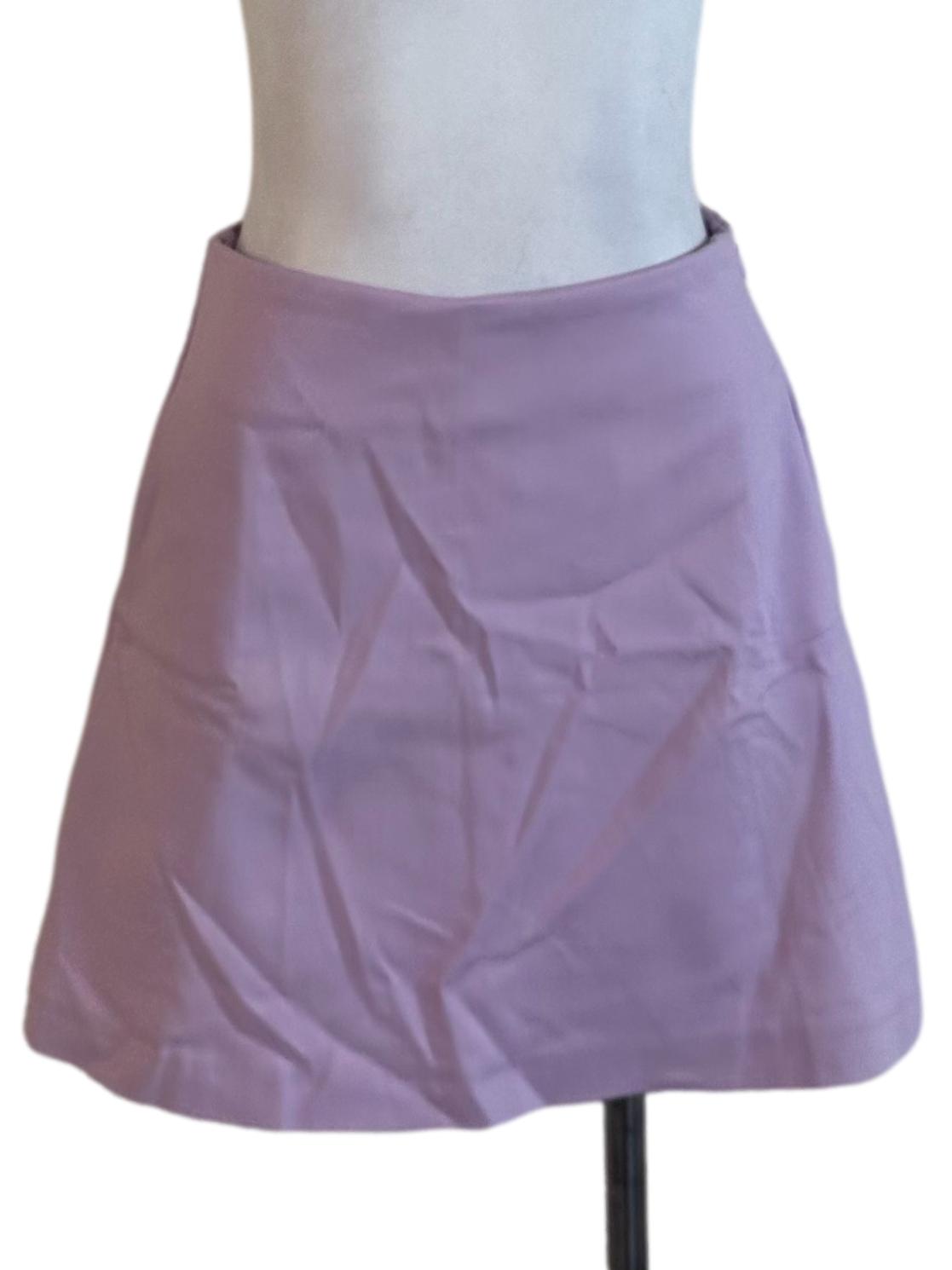 Lavender Purple Plaid Skorts