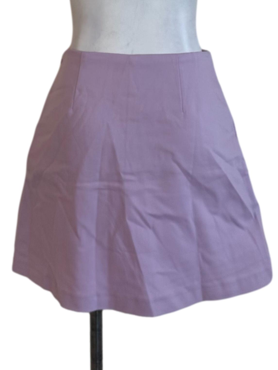 Lavender Purple Plaid Skorts