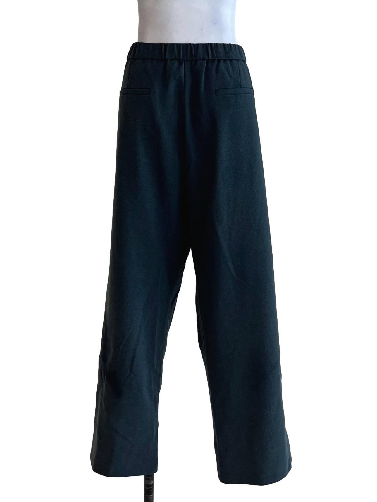 Shadow Grey Plain Formal Pants