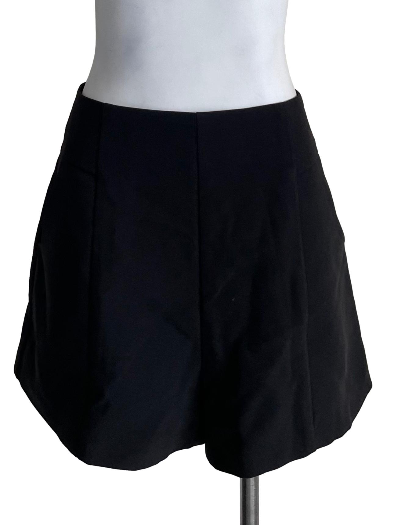 Black Patch Pocket Shorts