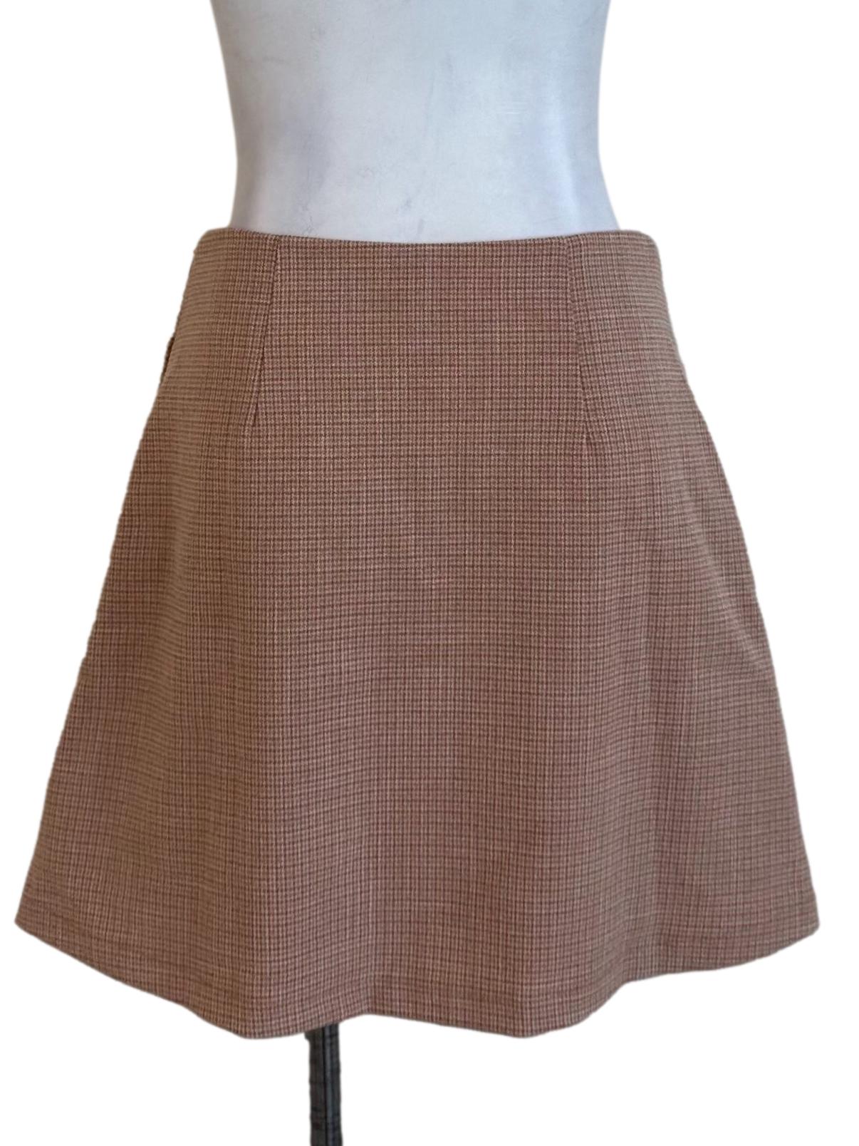 Brick Orange Pattern Skorts