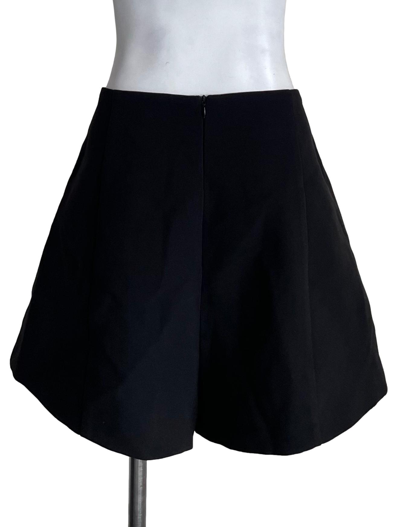 Black Patch Pocket Shorts