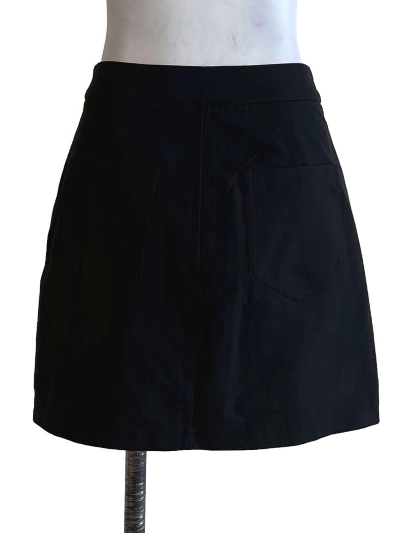 Black High-Waisted Mini Skirt