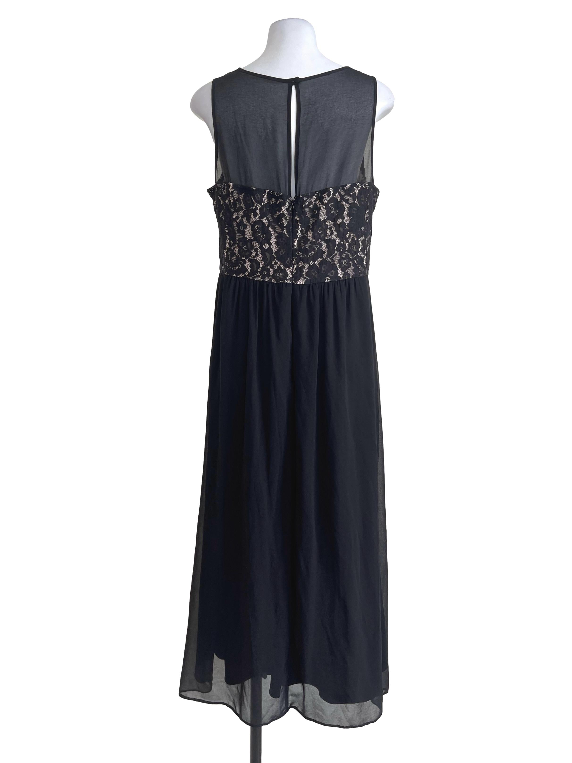 Black Upper Laced Dress