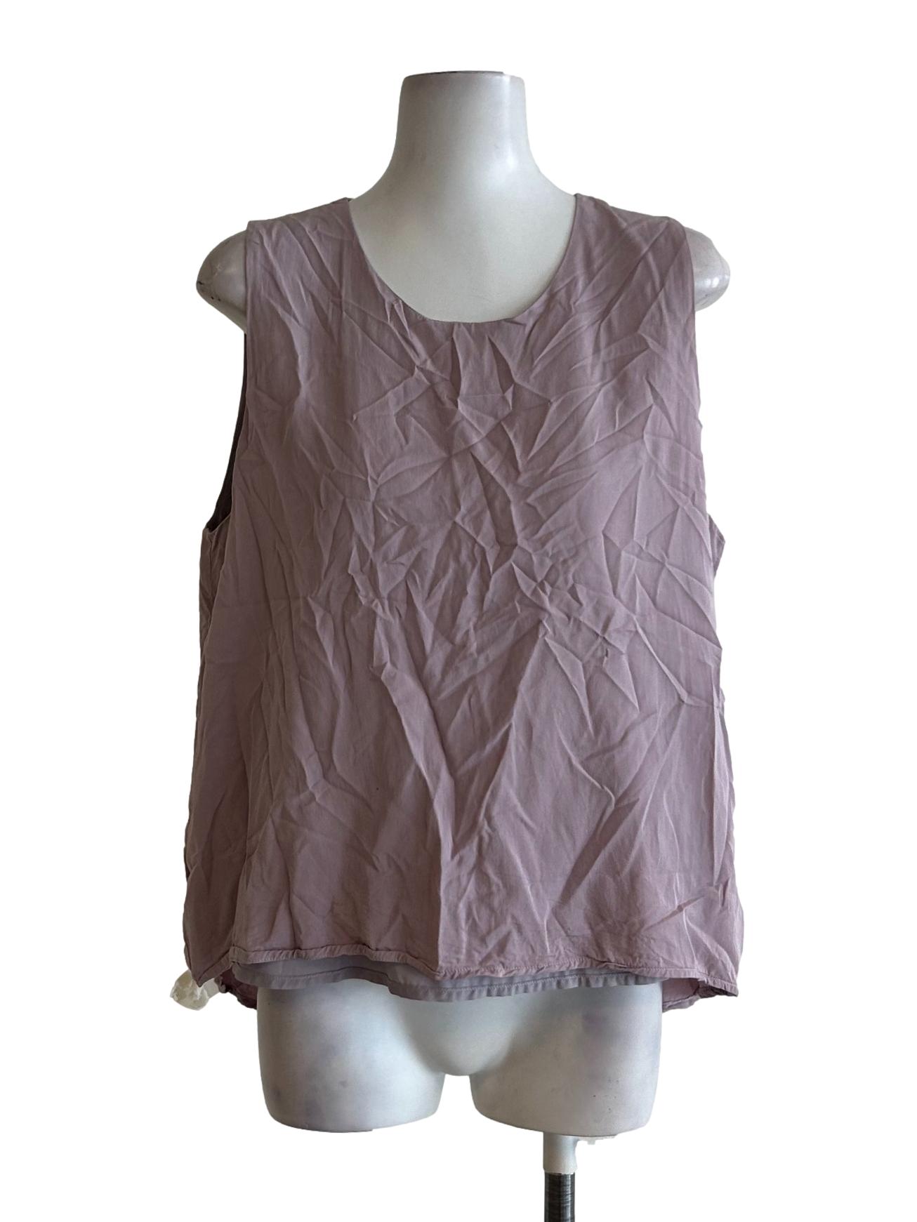 Rose Pink Sleeveless Top