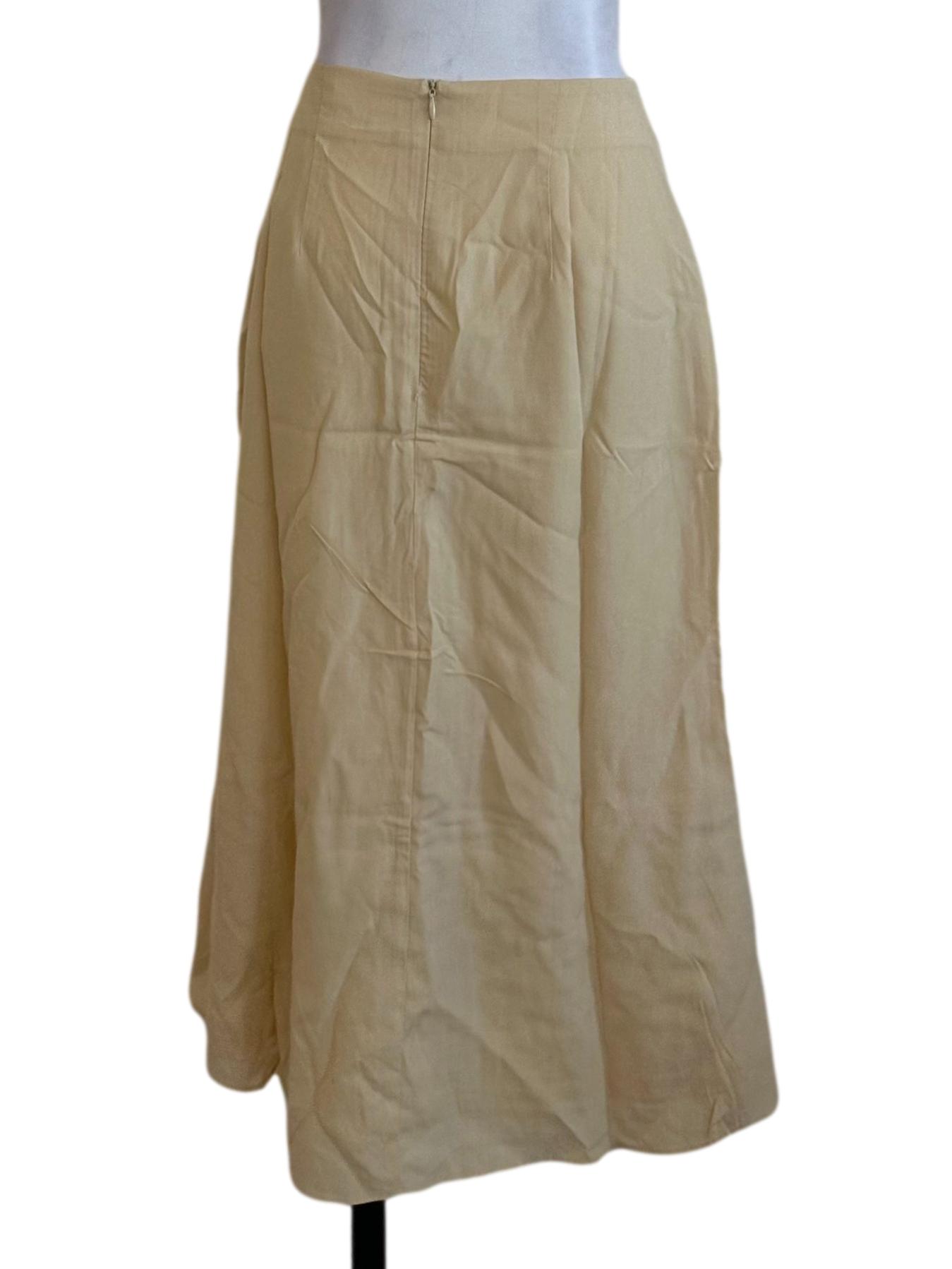 Butter Yellow Pencil Skirt