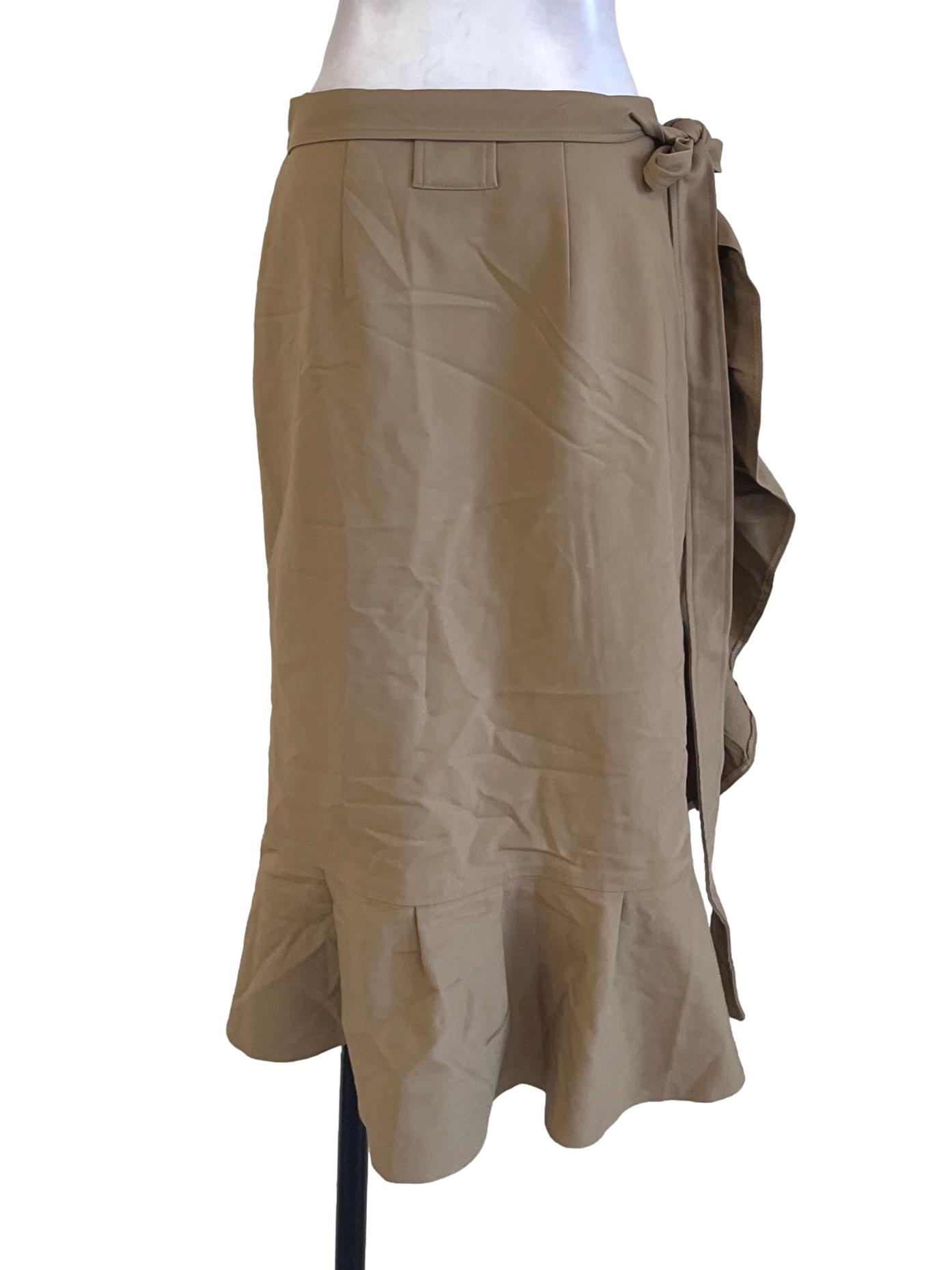 Tortilla Brown Wrap Skirt