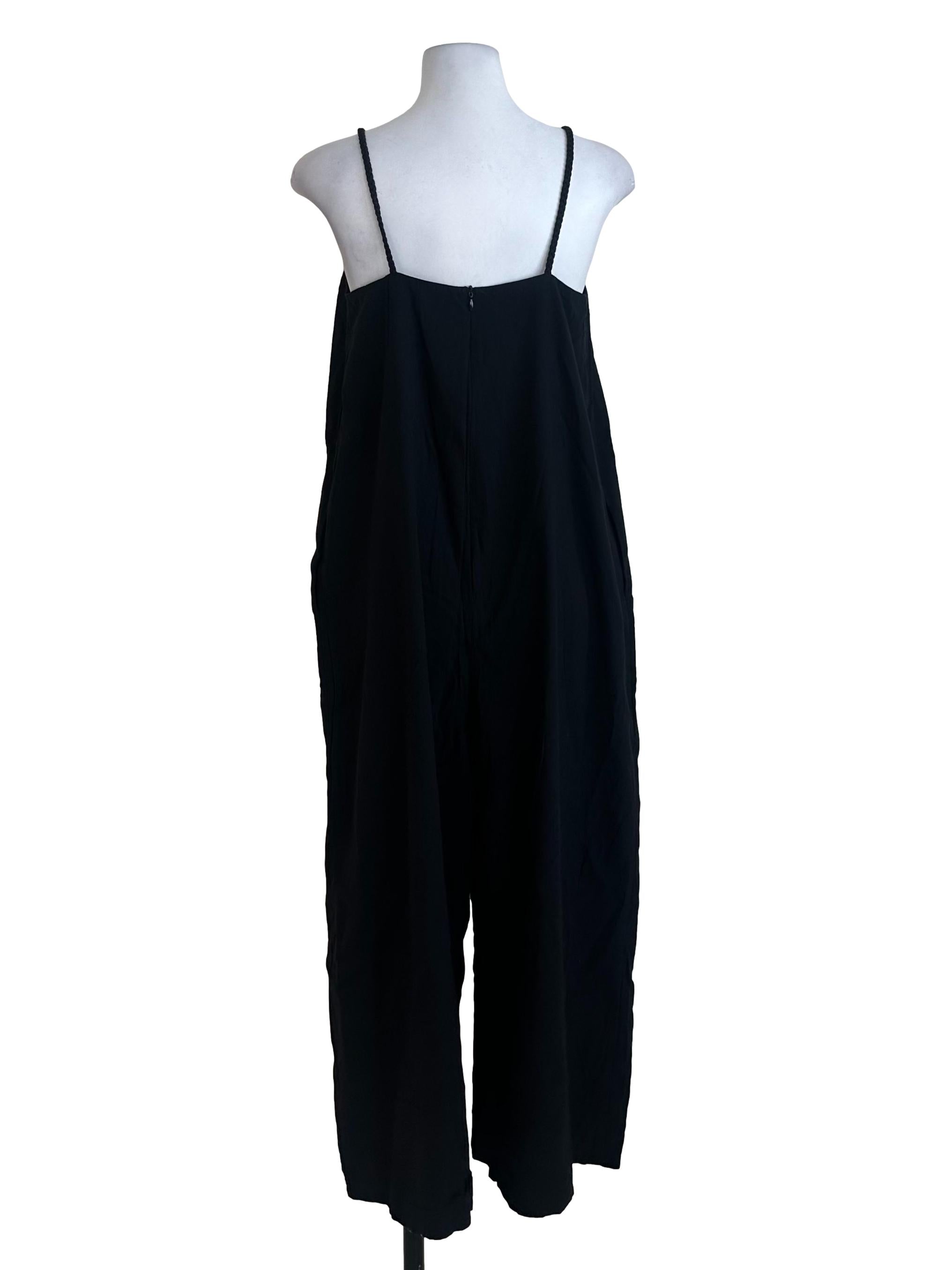 Black Spaghetti Strap Jumpsuit