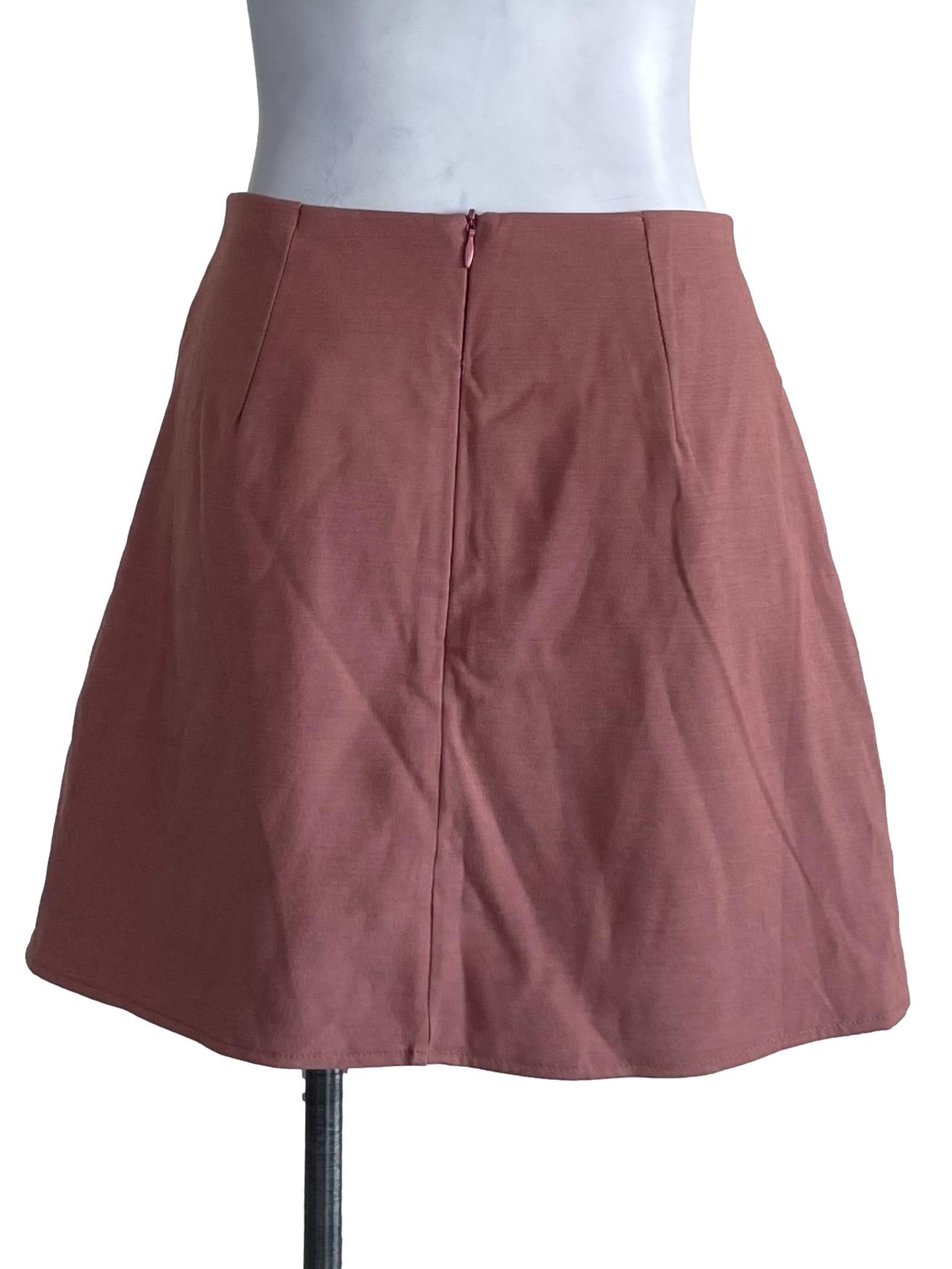 Cantaloupe Draped Skirt