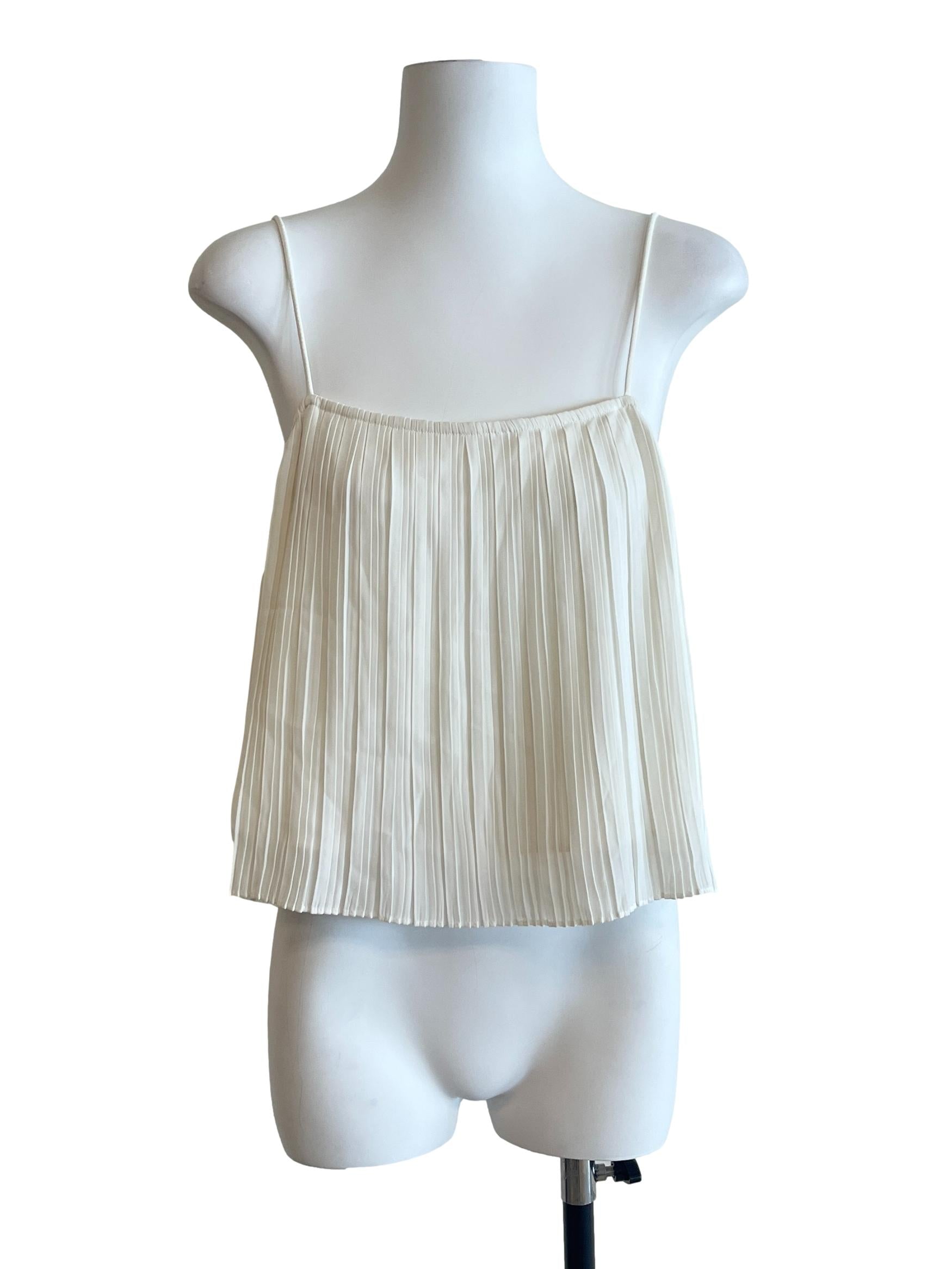 Pearl White Square Top