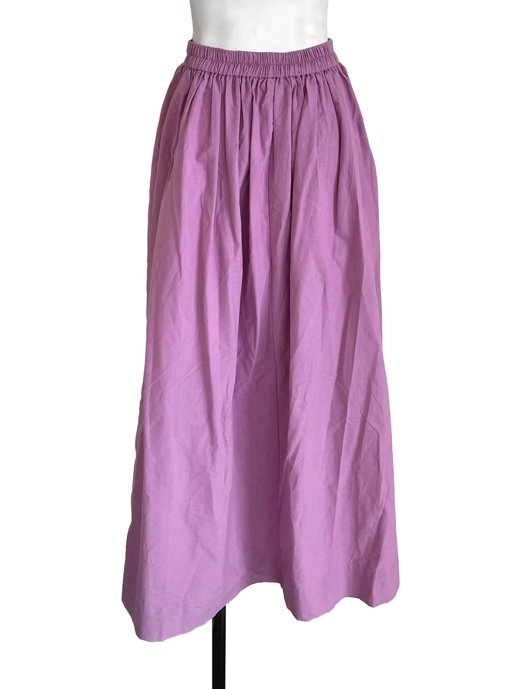 Light Purple Bouffant Button Skirt  LB