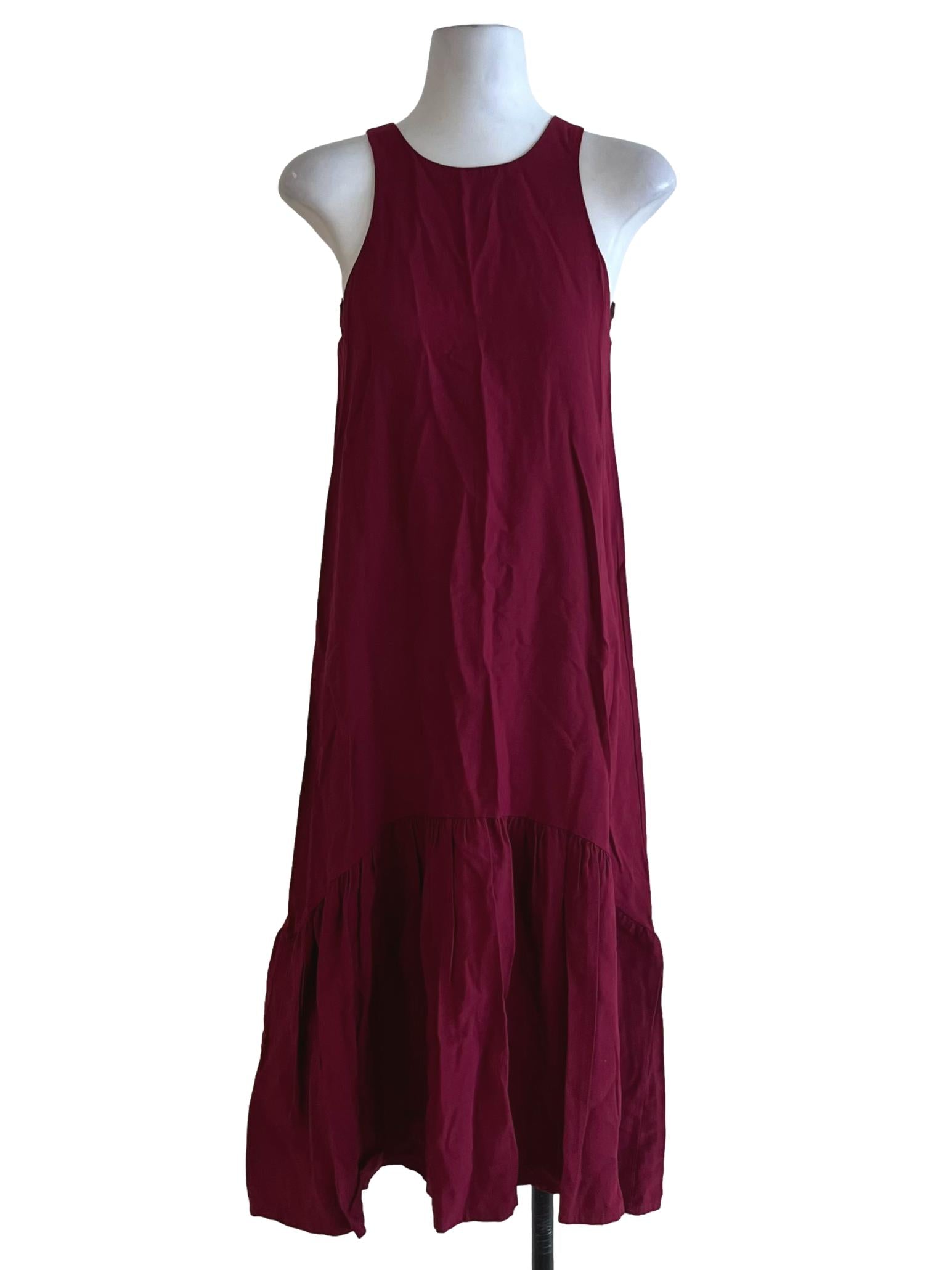 Jam Purple Jewel Neckline Shift Dress
