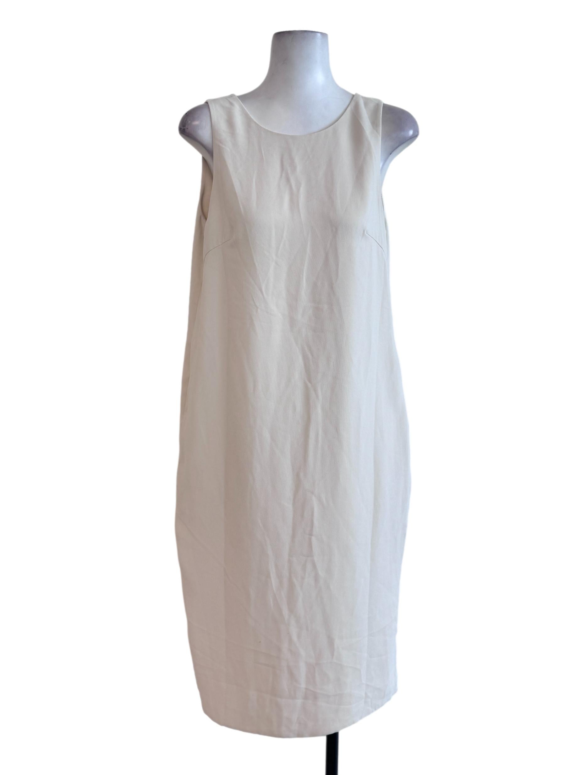 Eggnog V Neck Dress OSN