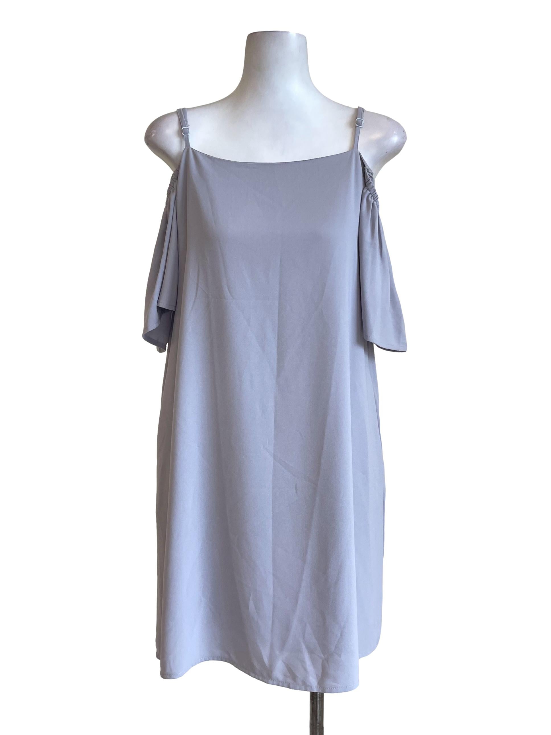 Periwinkle Cold Shoulder Dress