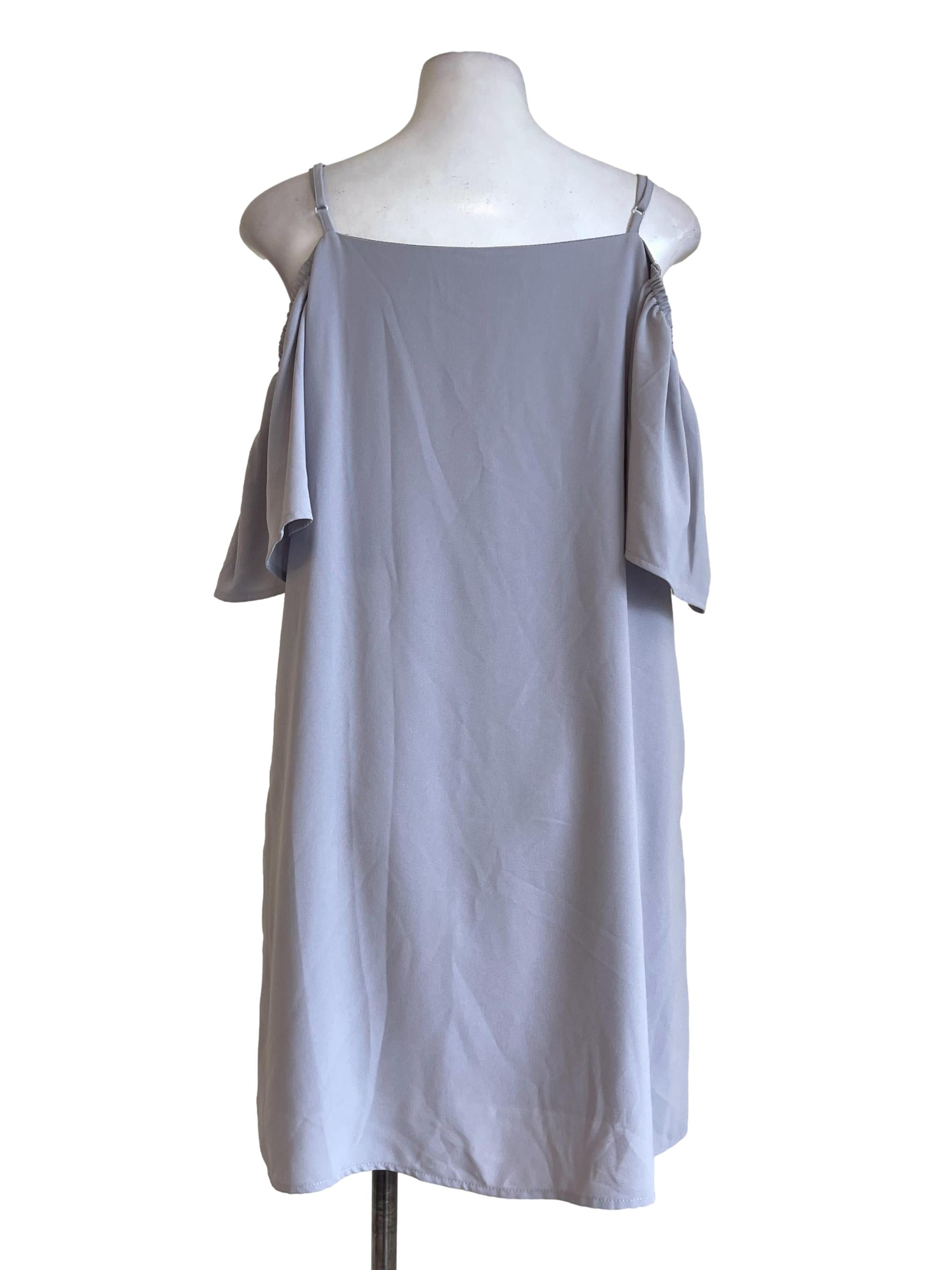 Periwinkle Cold Shoulder Dress
