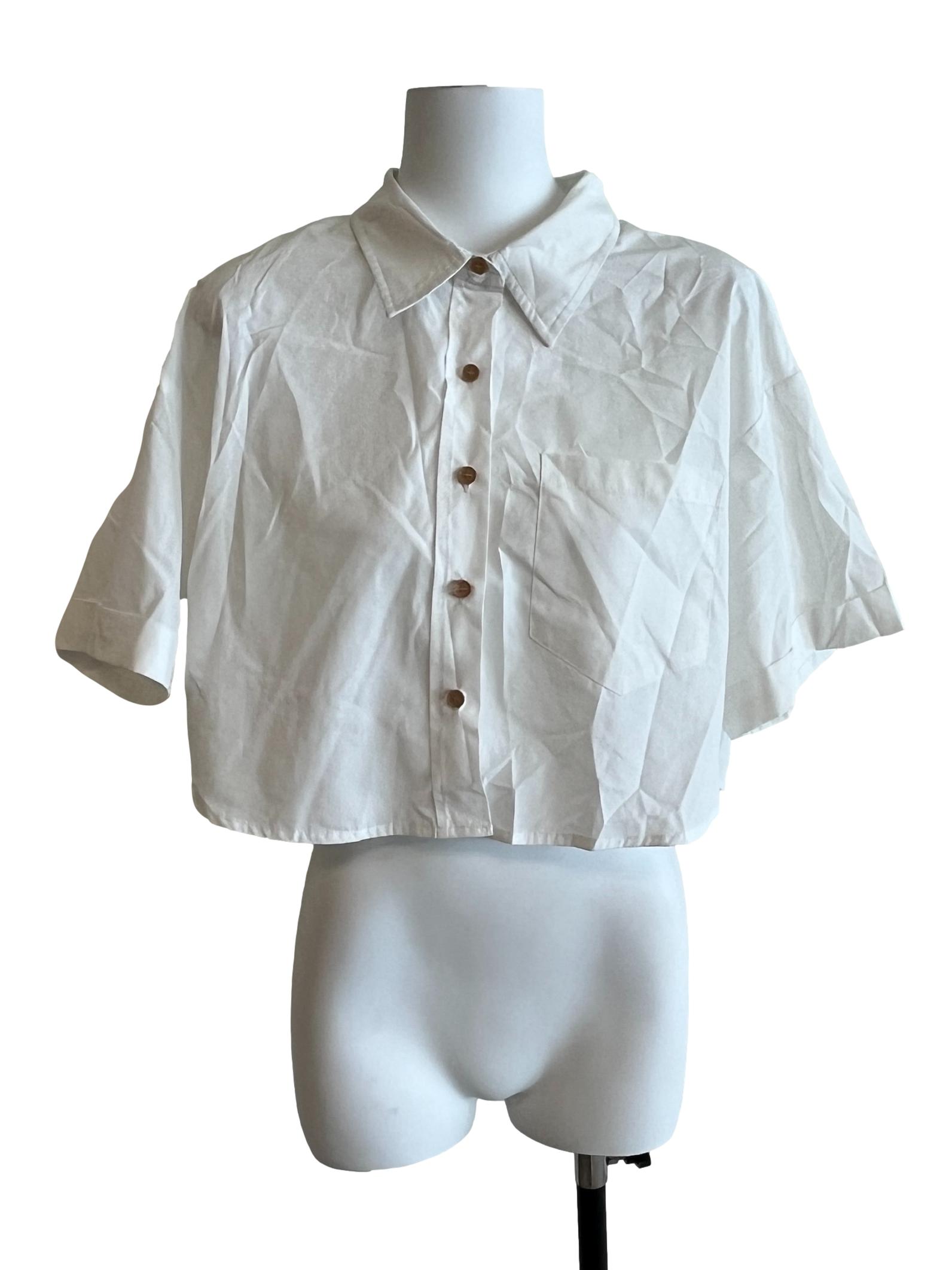 Daisy White Top Blouse