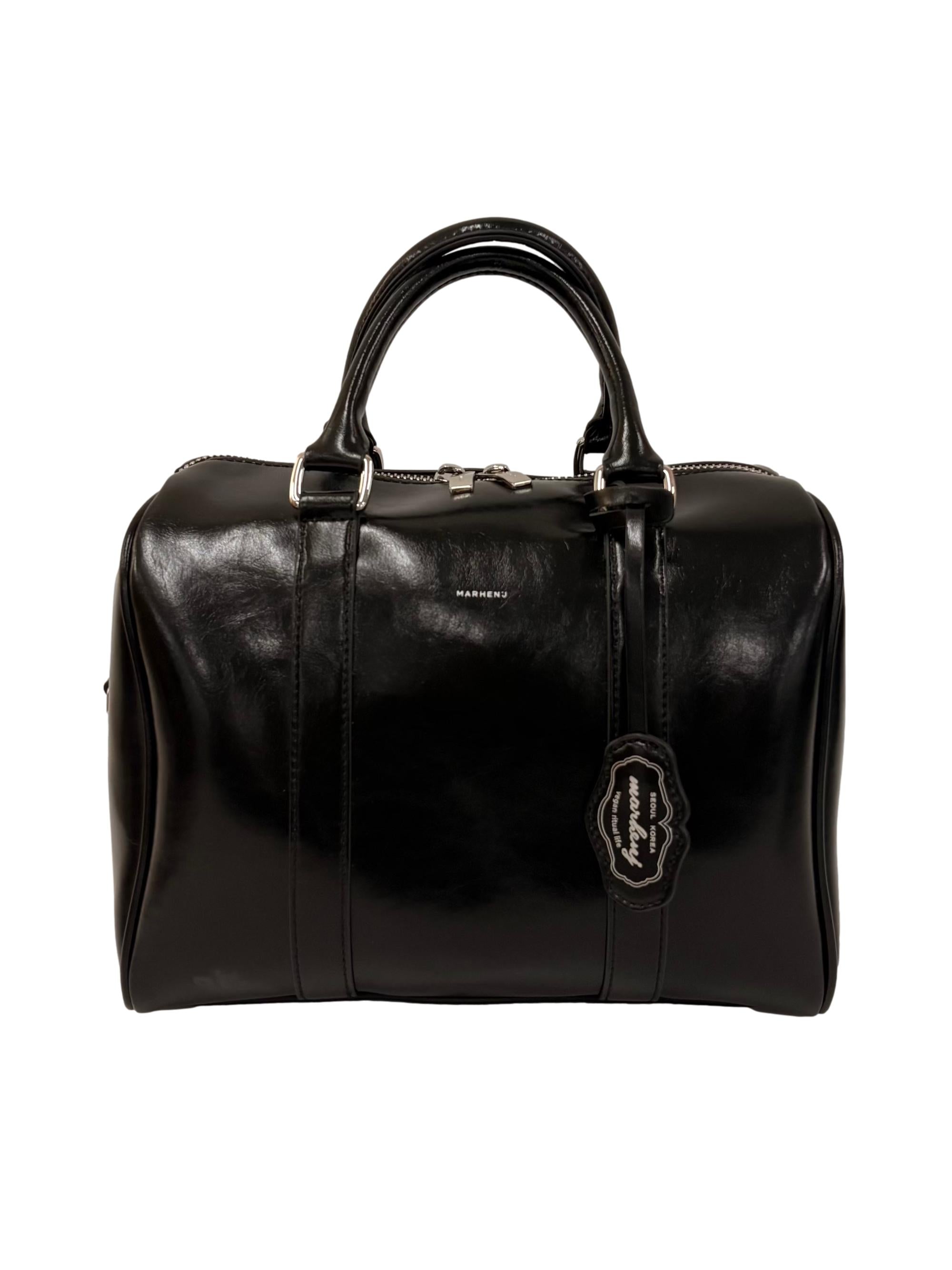 Black Deft Vegan Leather Bag