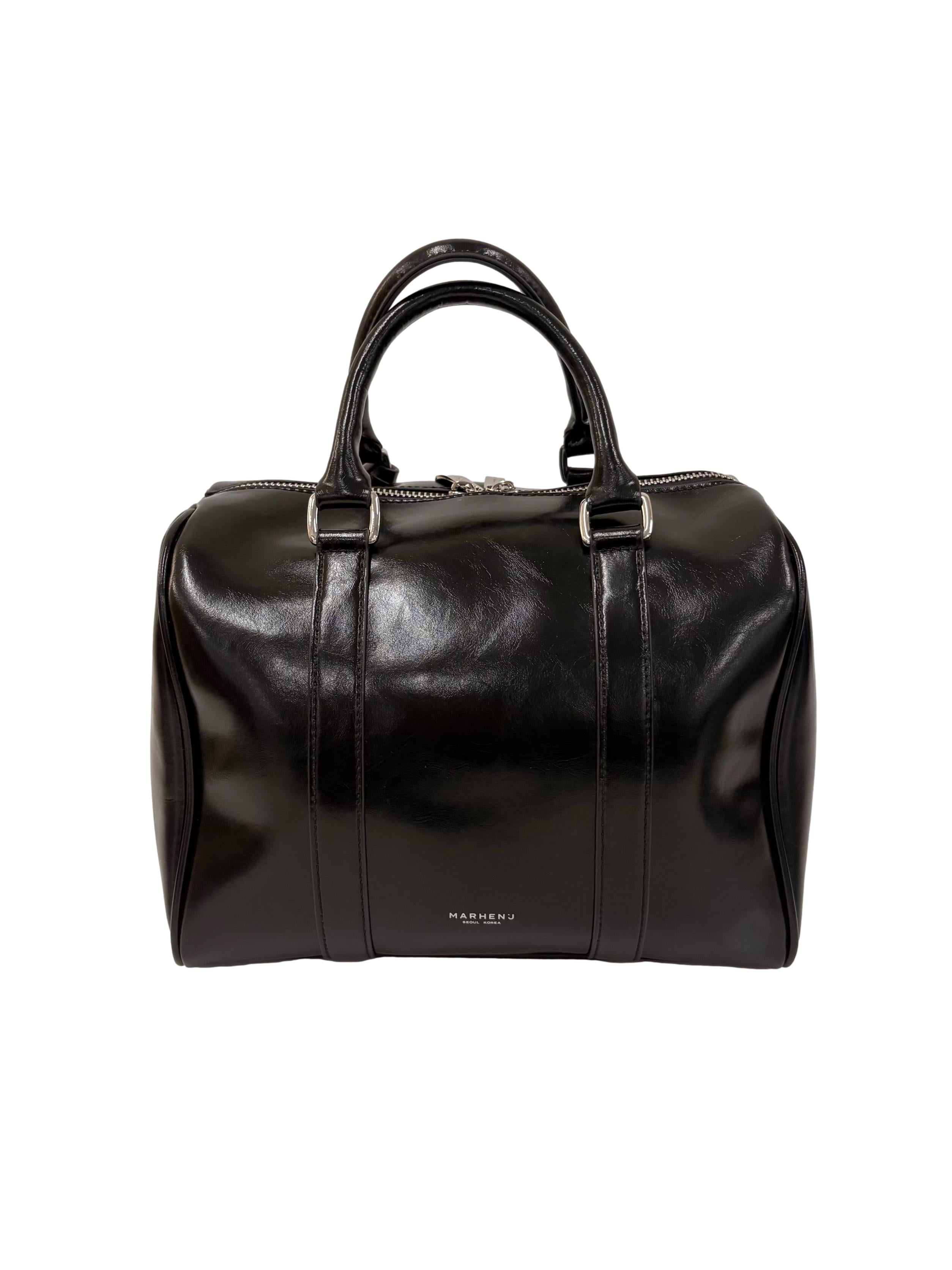 Black Deft Vegan Leather Bag