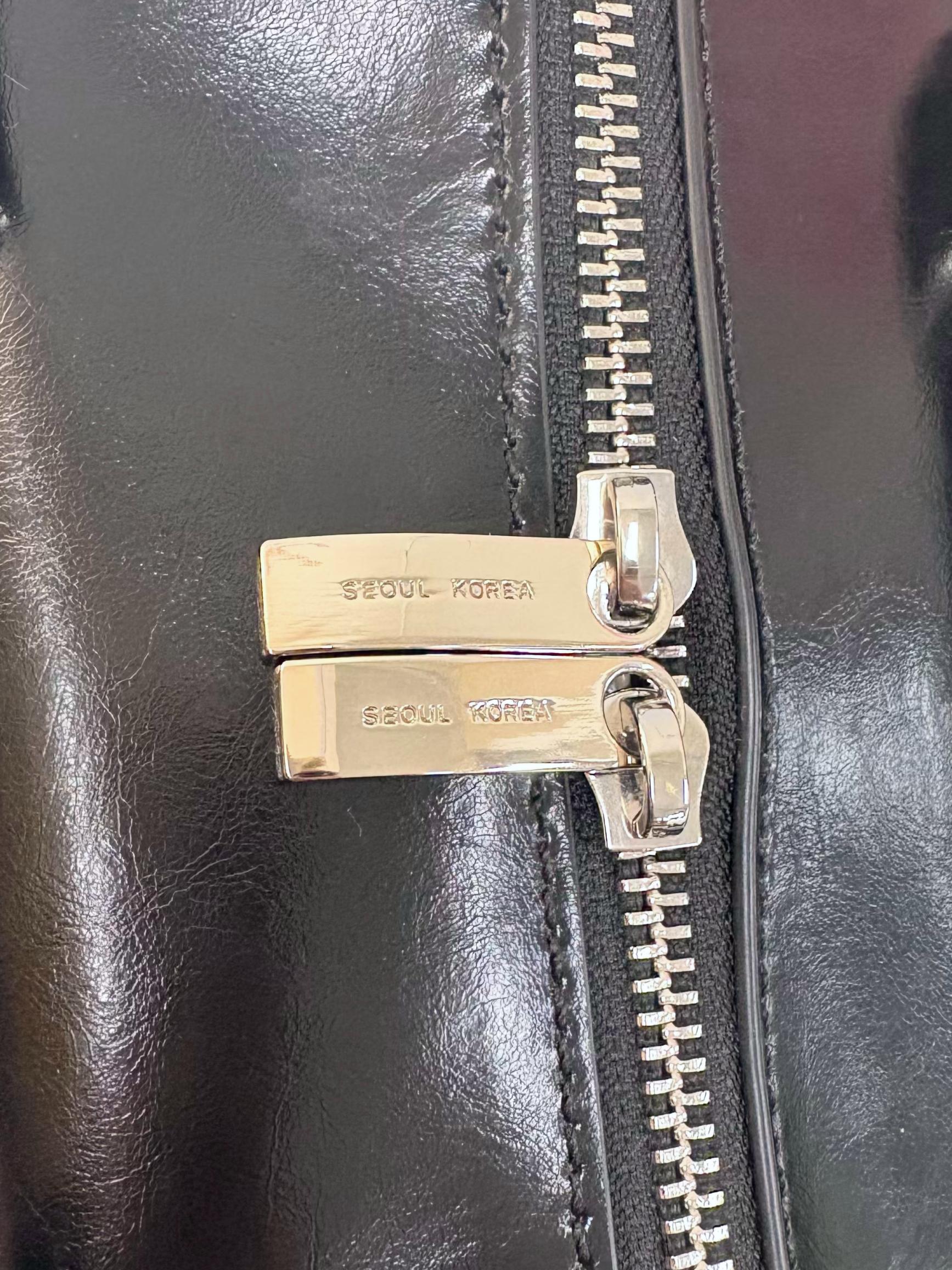 Black Deft Vegan Leather Bag