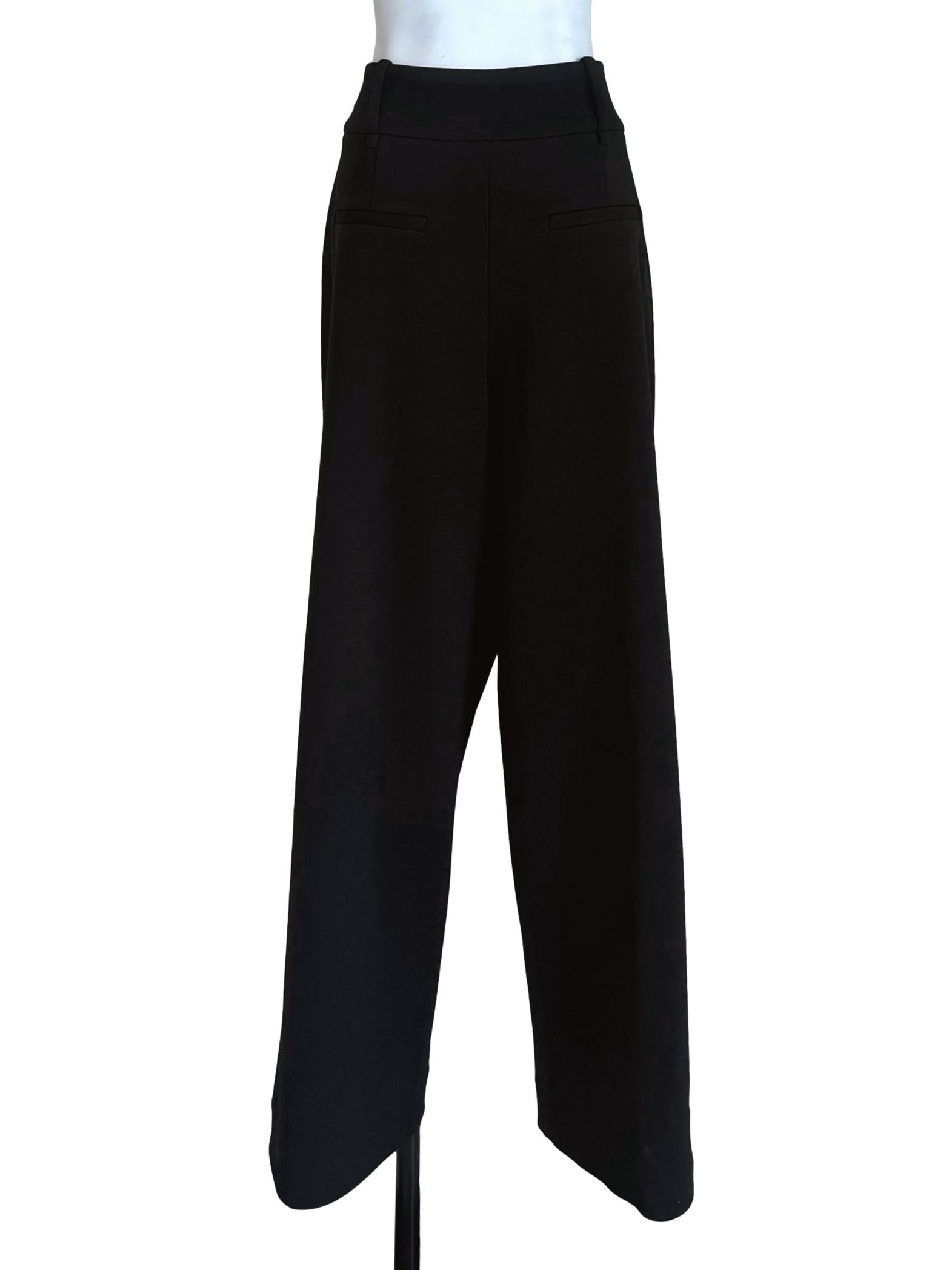 Black High Waist Baggy Pants LB
