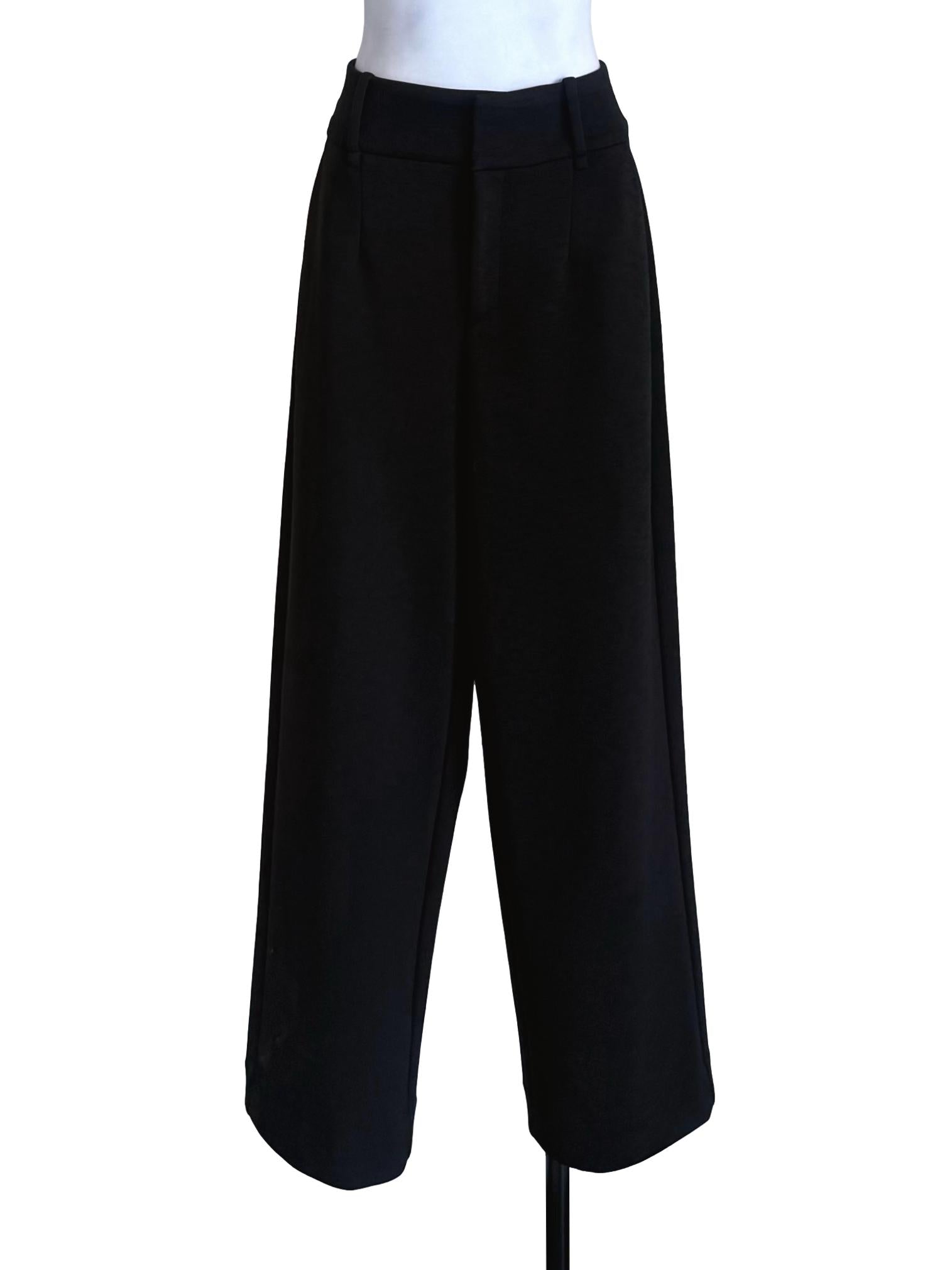 Black High Waist Baggy Pants LB