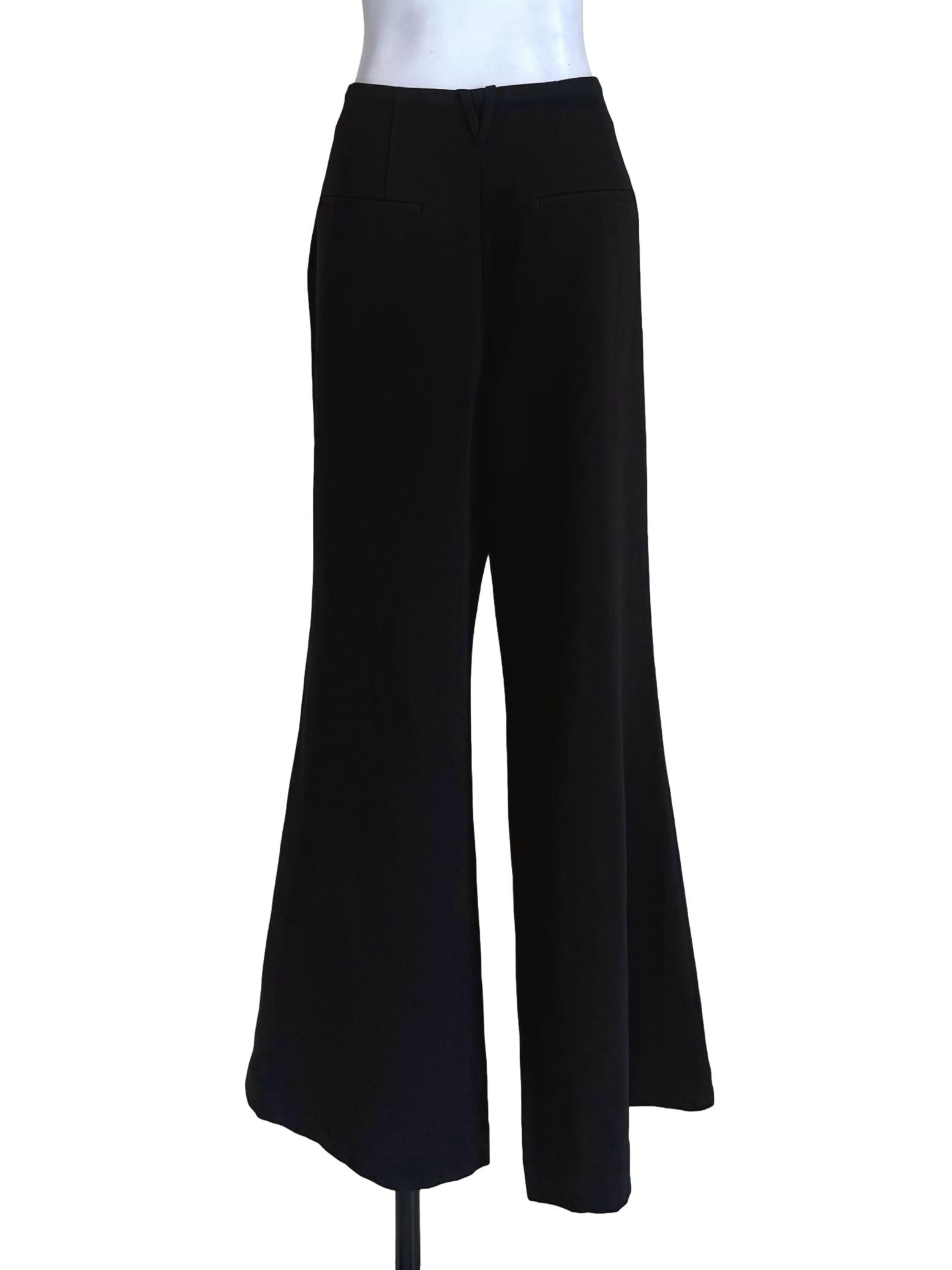 Black Flared Formal Pants LB