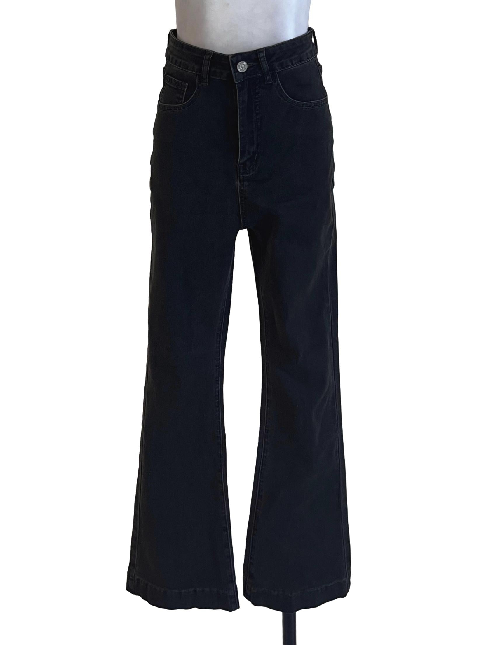 Black Wide Leg Jeans