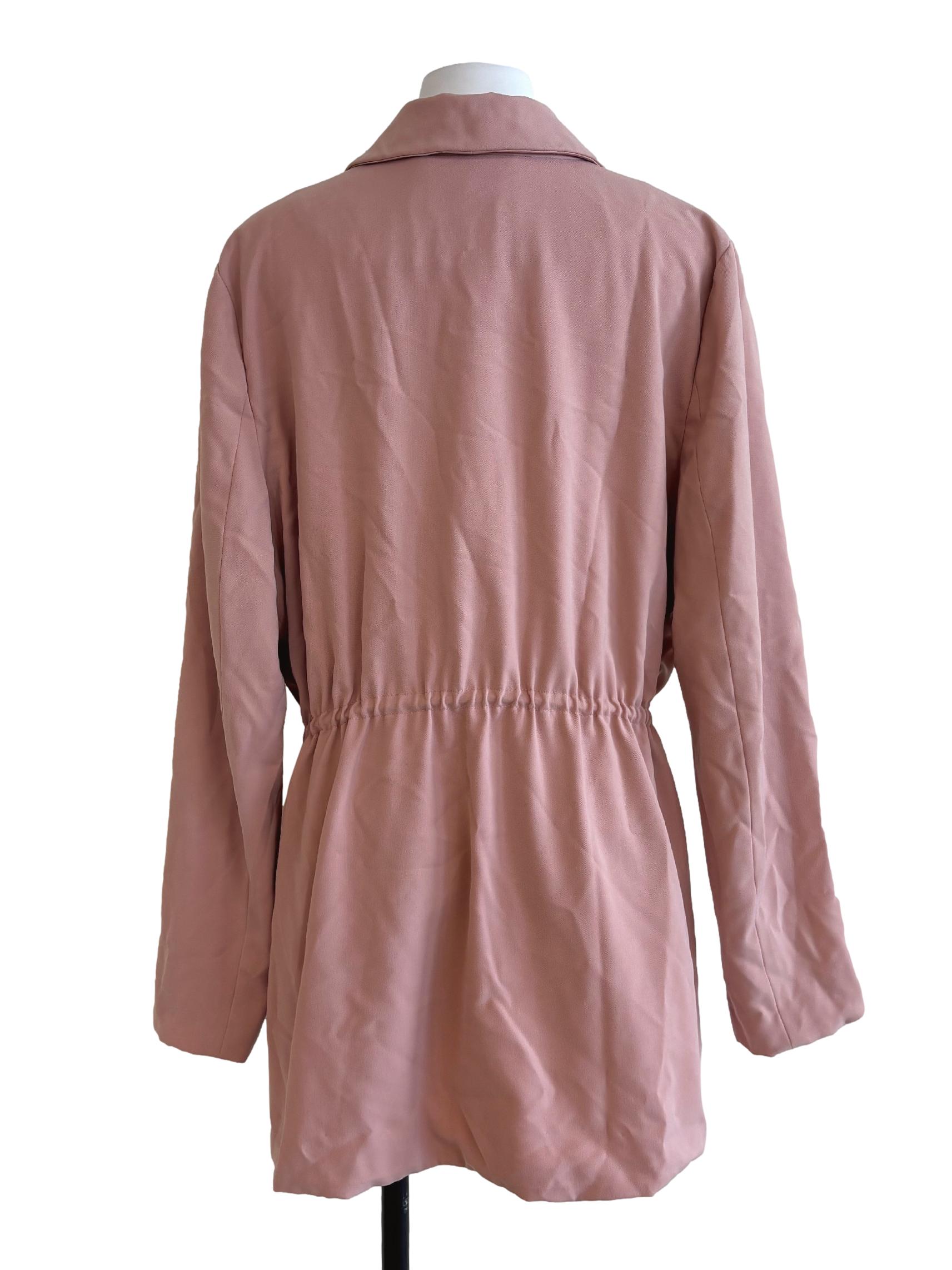 Melon Pink Scrunch Jacket