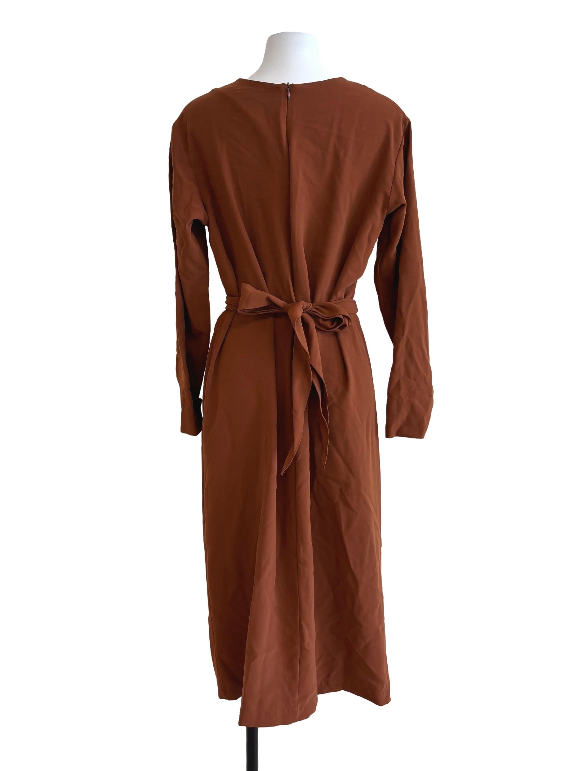 Brownie Long Sleeve Sheath Dress