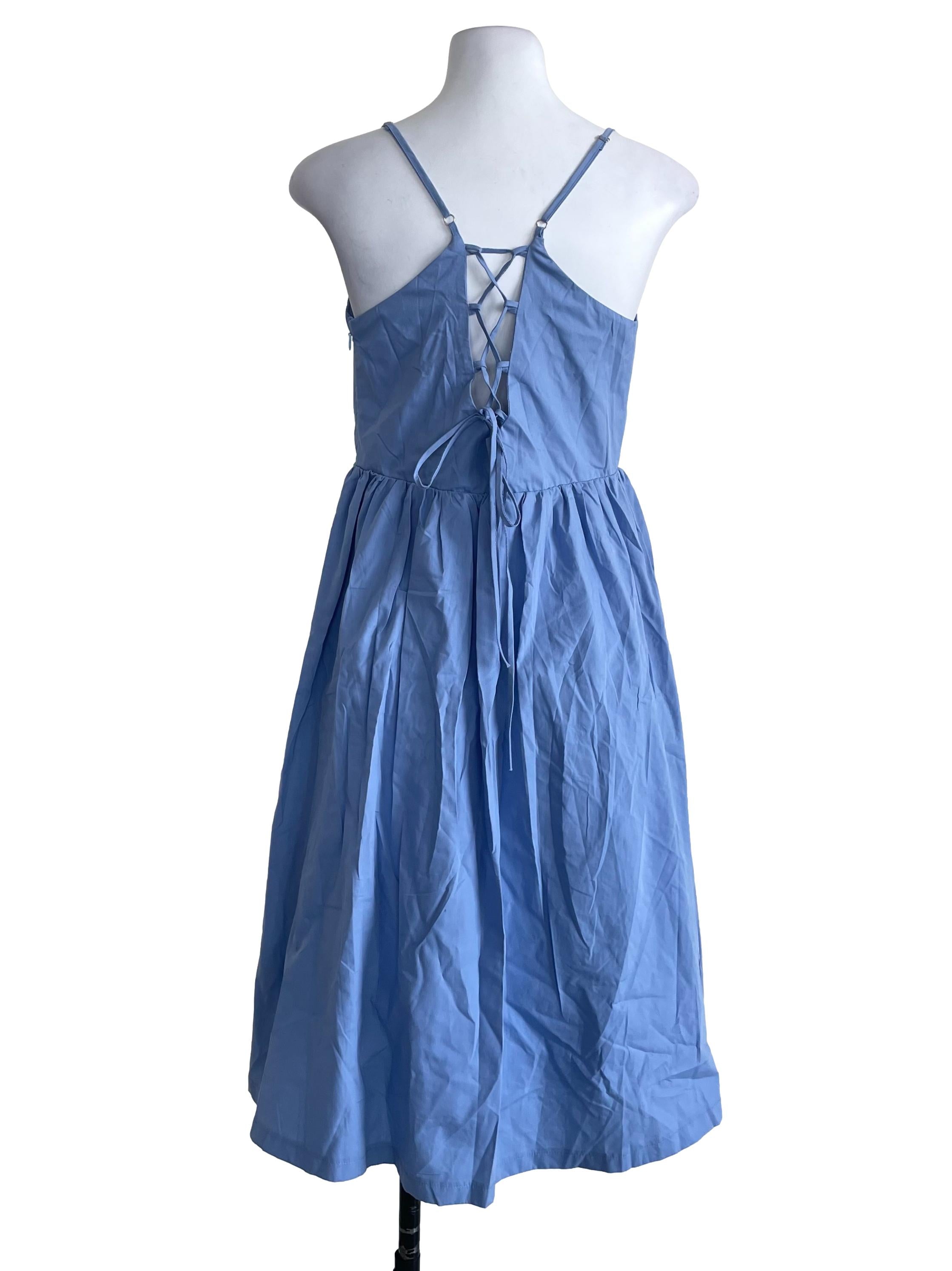 Blue Cami Bouffont Dress TEM