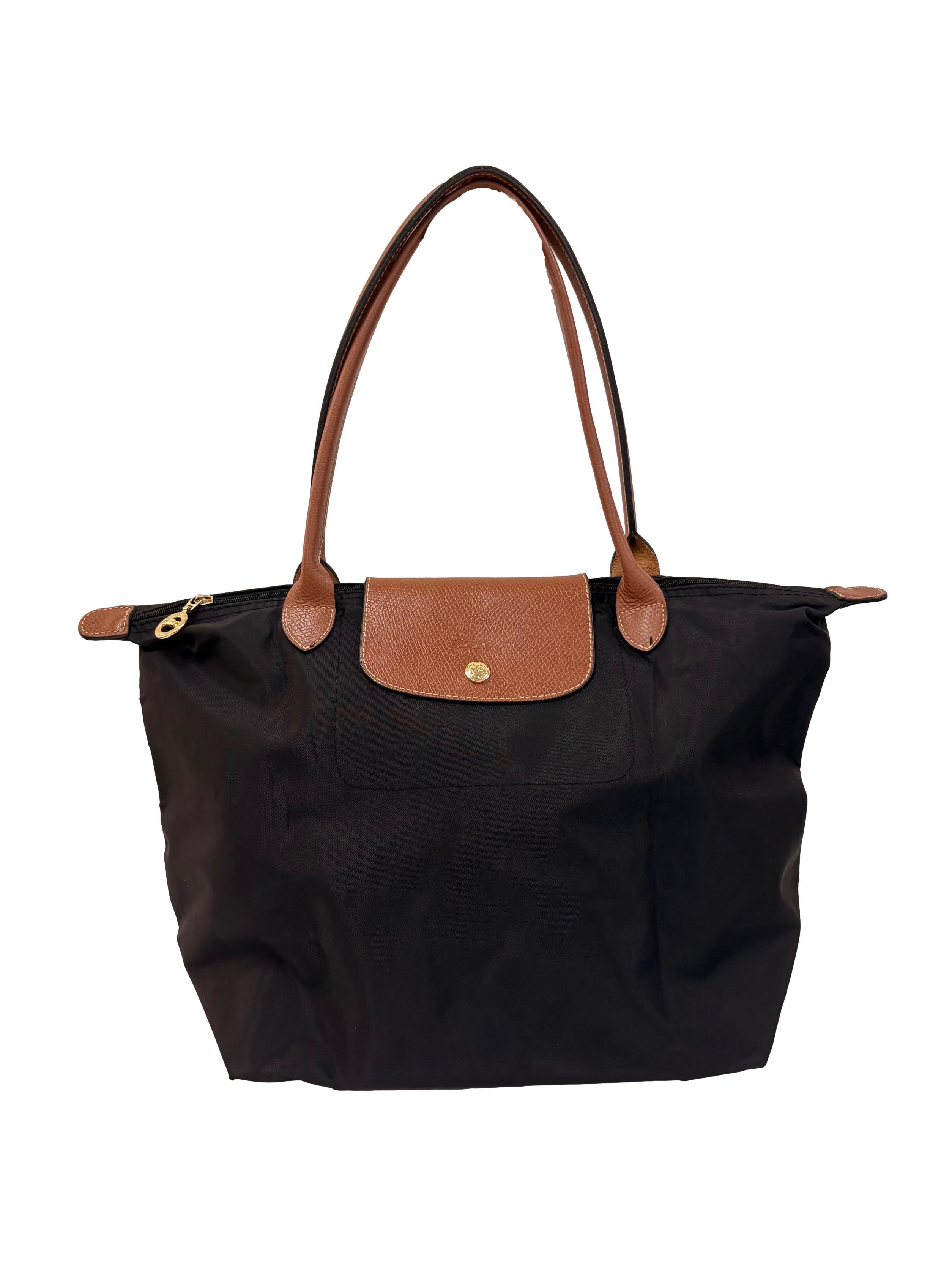 Black Le Pliage Shoulder Bag