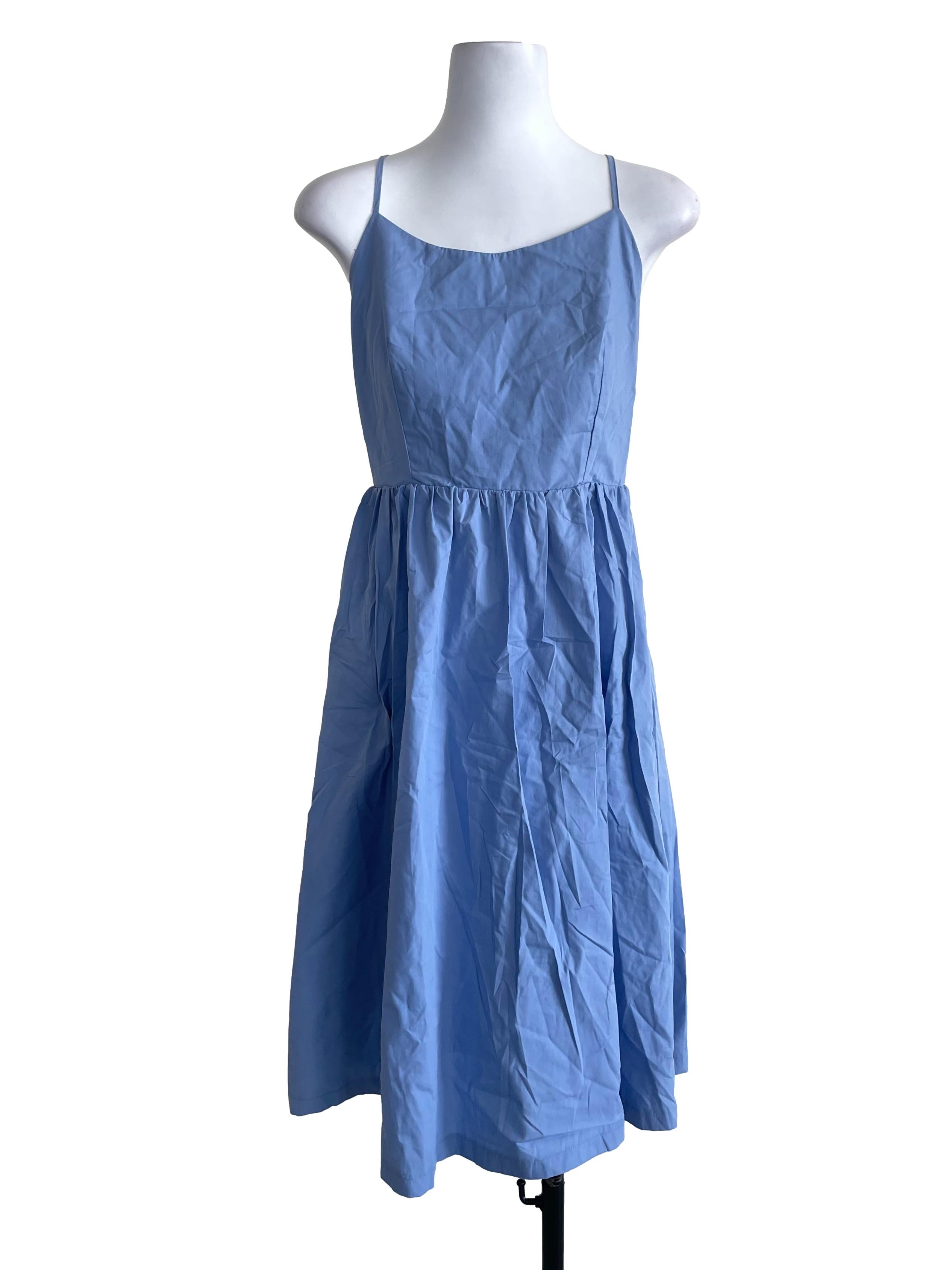 Blue Cami Bouffont Dress TEM